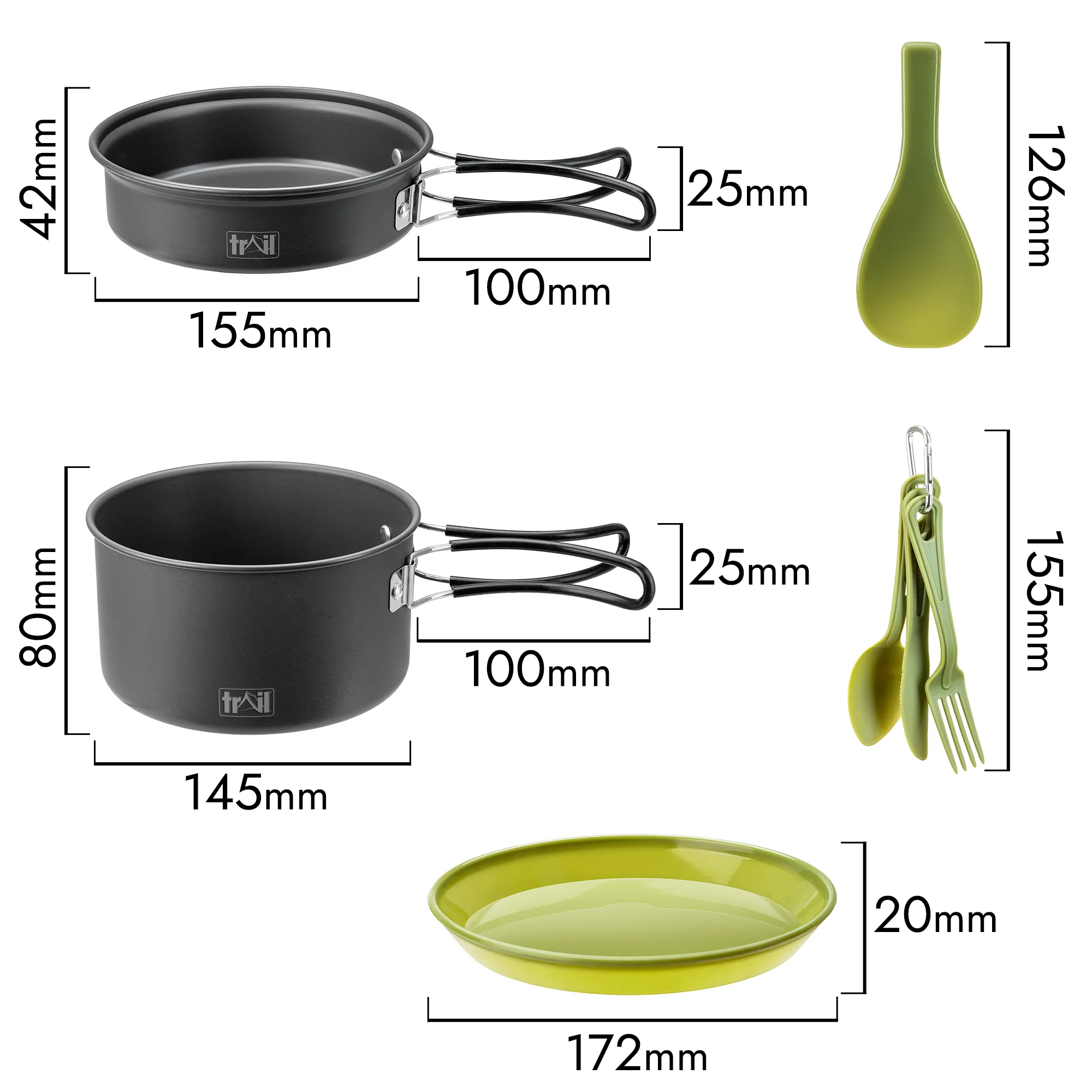 2 Person Camp Cookware Set (10pc) - Image 4