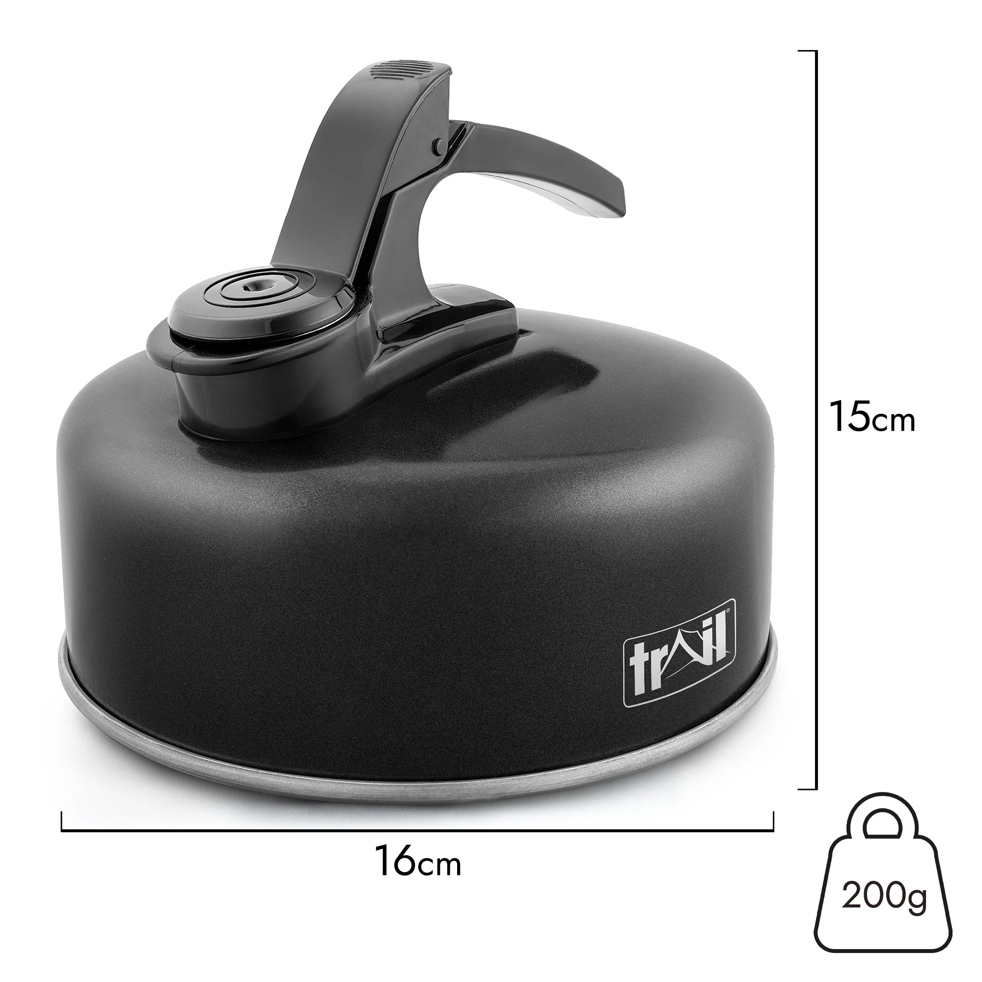 Aluminium Whistling Camping Kettle - Image 11