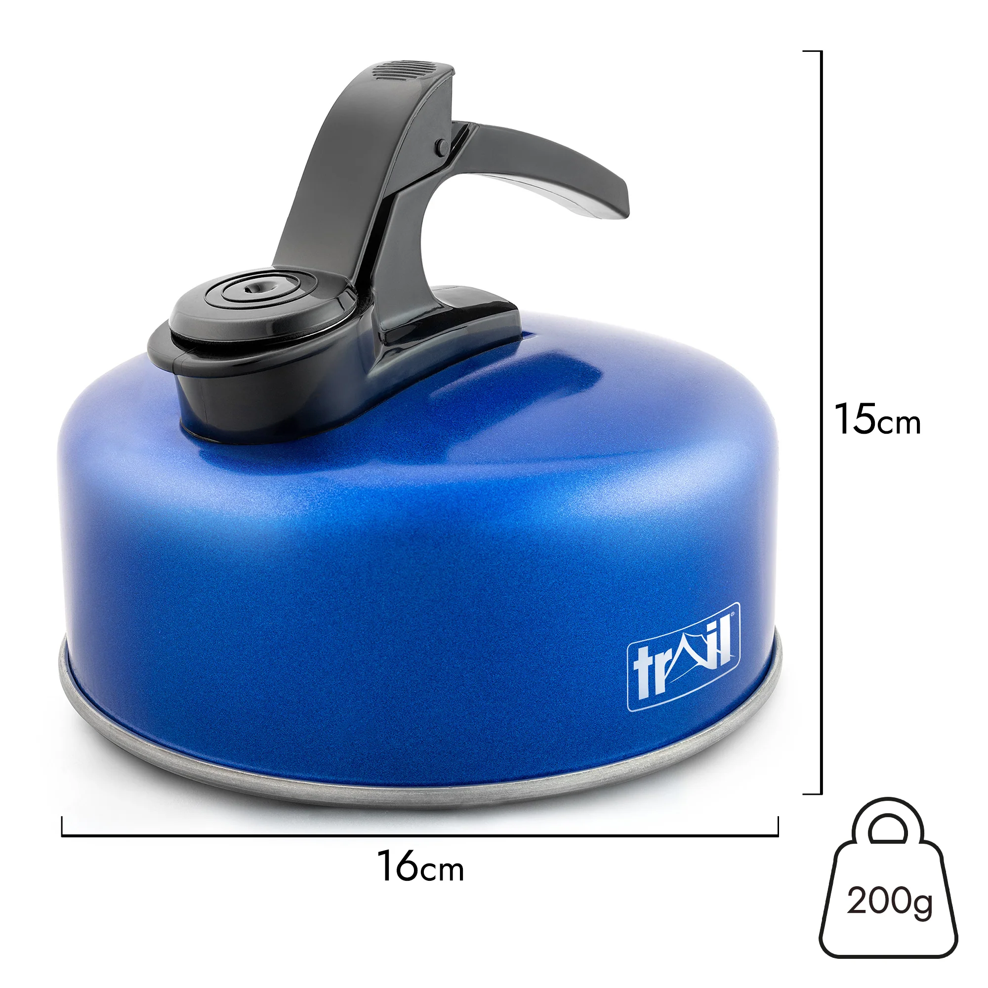 Aluminium Whistling Camping Kettle - Image 12