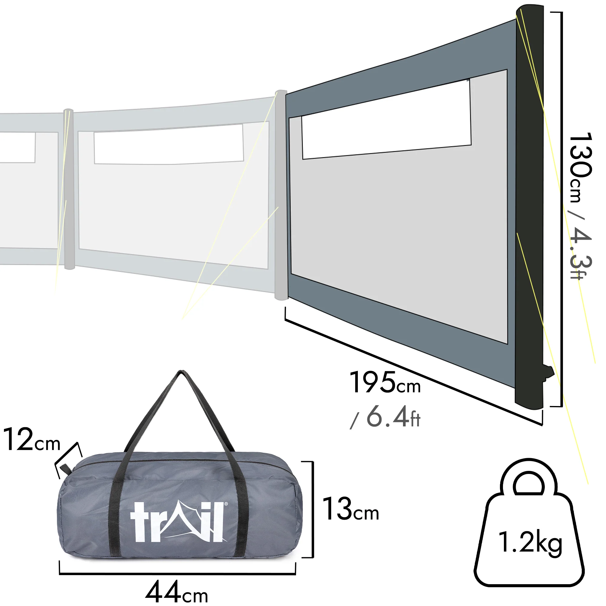 Air Windbreak Extension Panels - Image 7