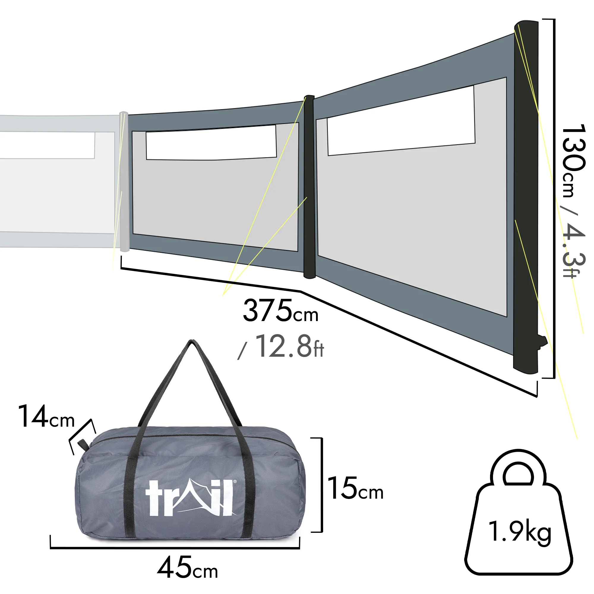 Air Windbreak Extension Panels - Image 8