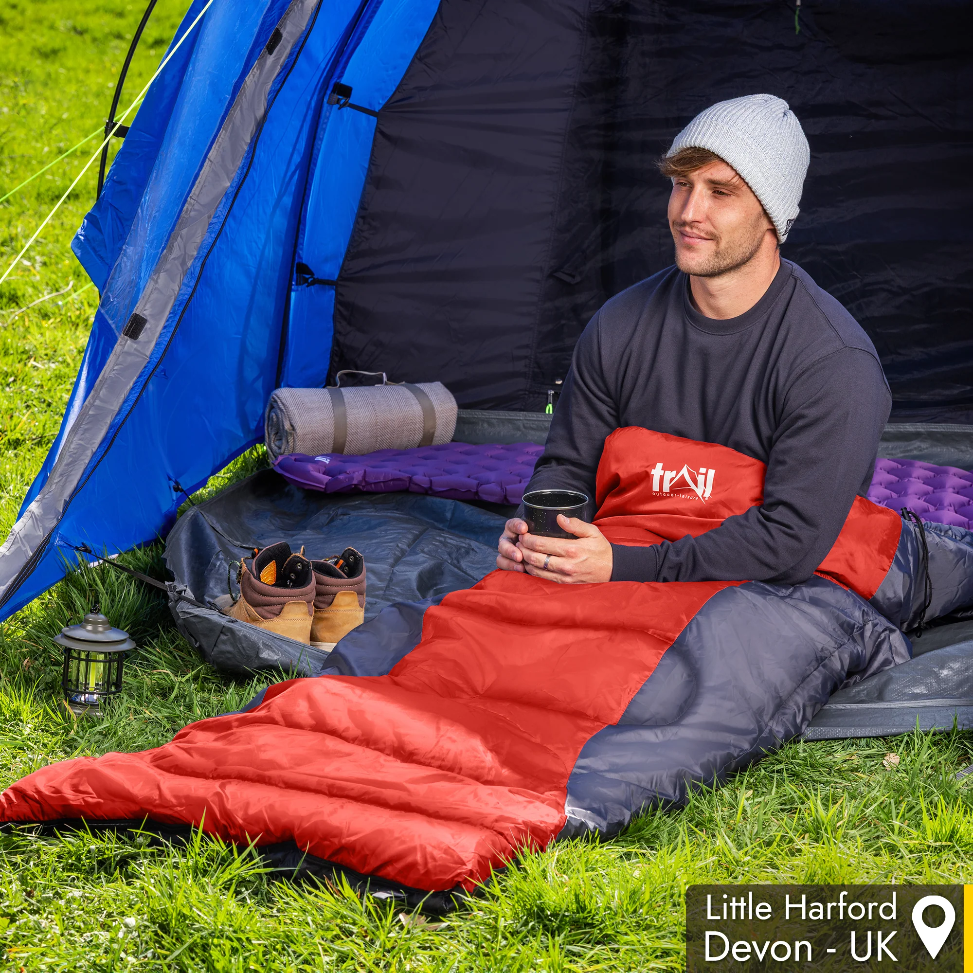 Alpine 400 Hooded Sleeping Bag - Image 10