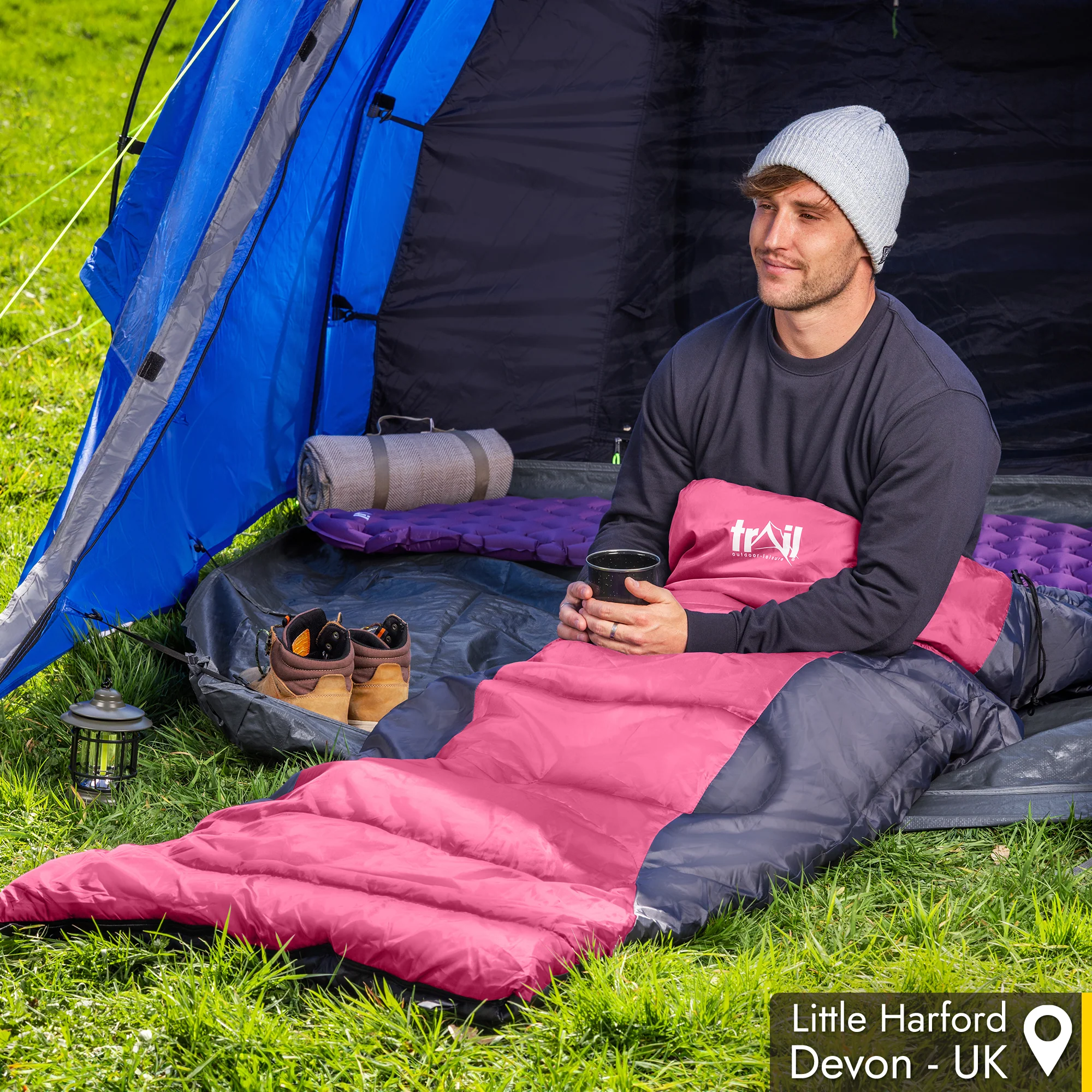 Alpine 400 Hooded Sleeping Bag - Image 16