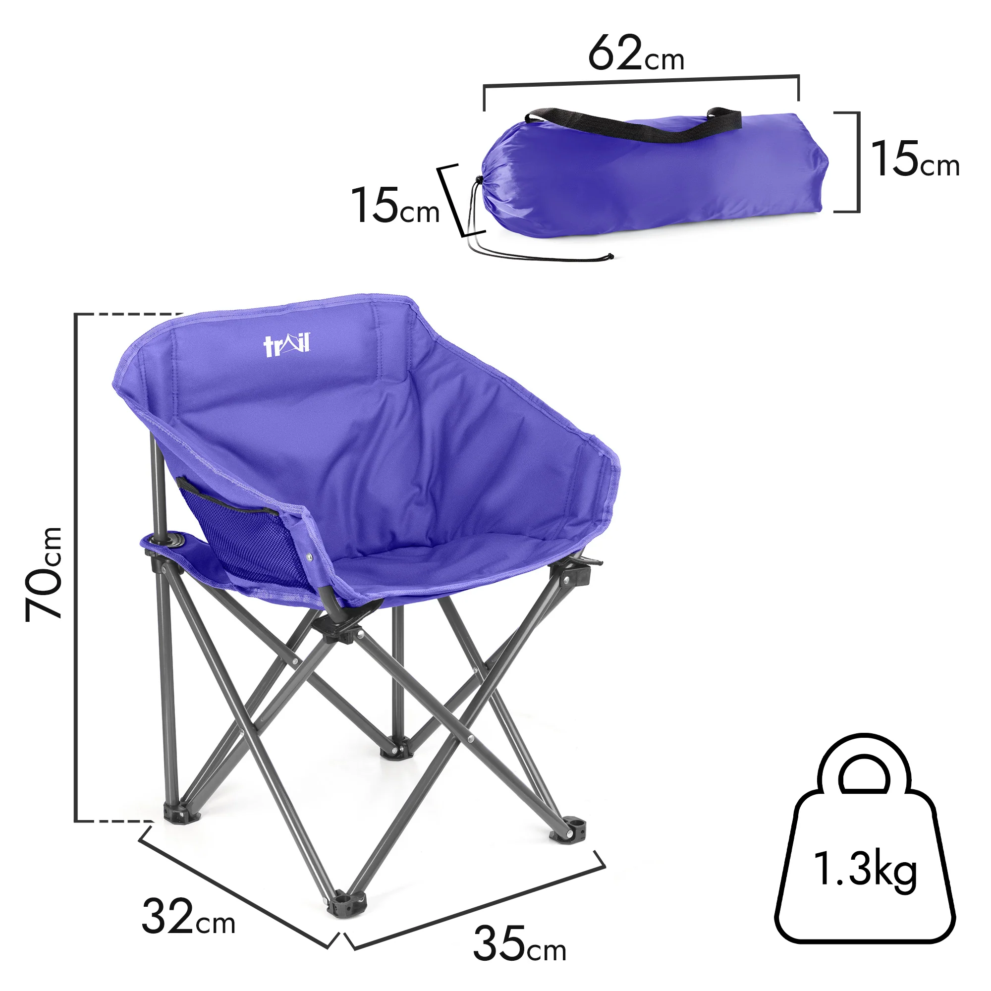 Buzzard Kids Bucket Camping Chair - Image 12