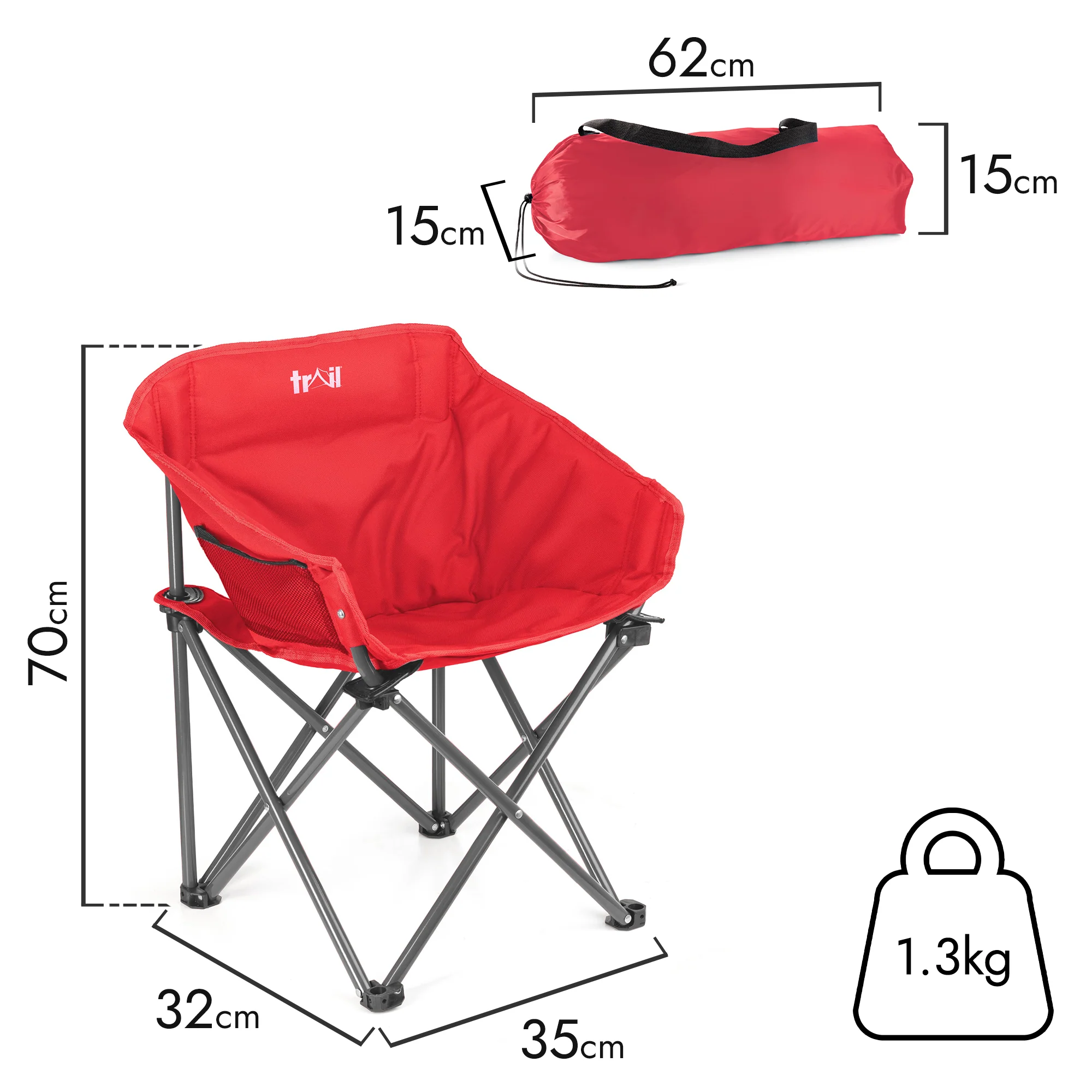 Buzzard Kids Bucket Camping Chair - Image 16