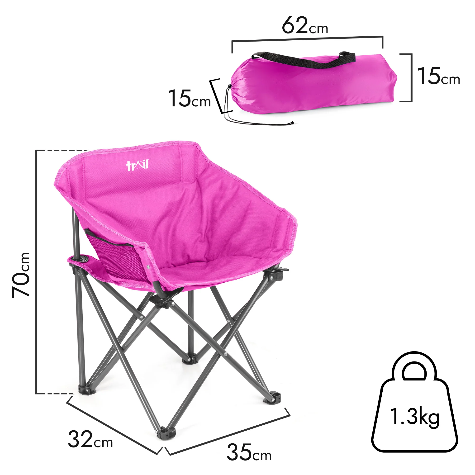 Buzzard Kids Bucket Camping Chair - Image 8