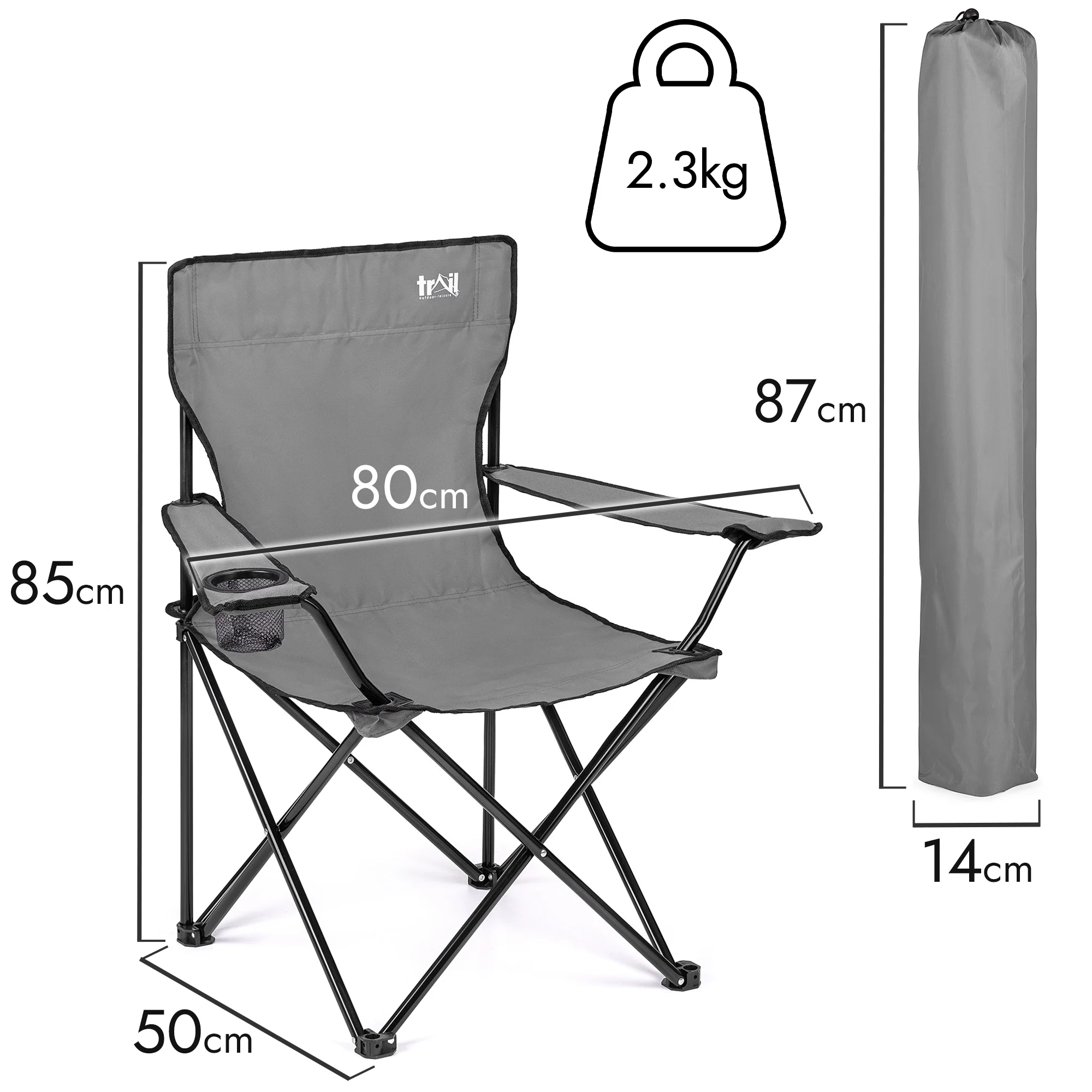 Compact Folding Camping Chair - Image 30