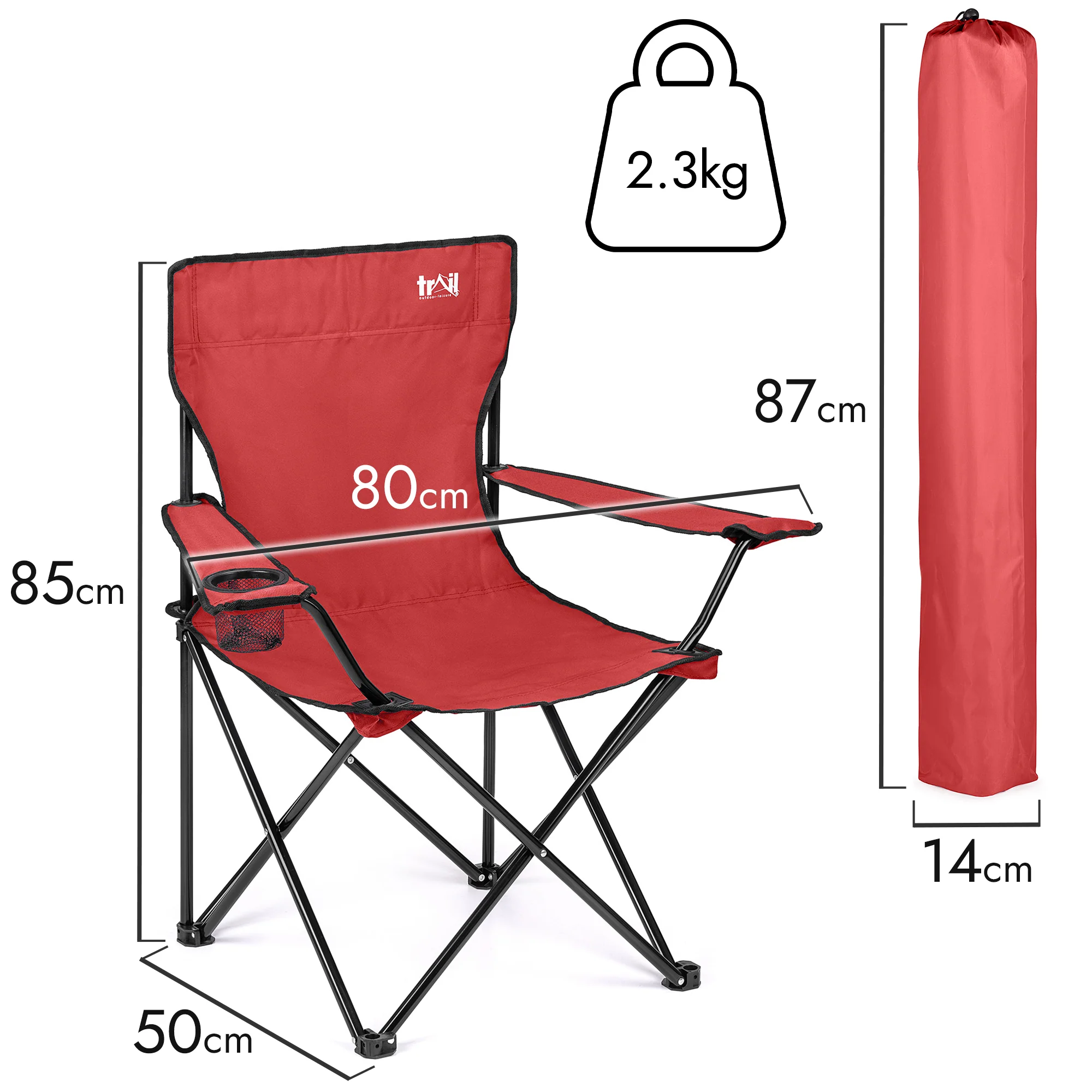 Compact Folding Camping Chair - Image 36