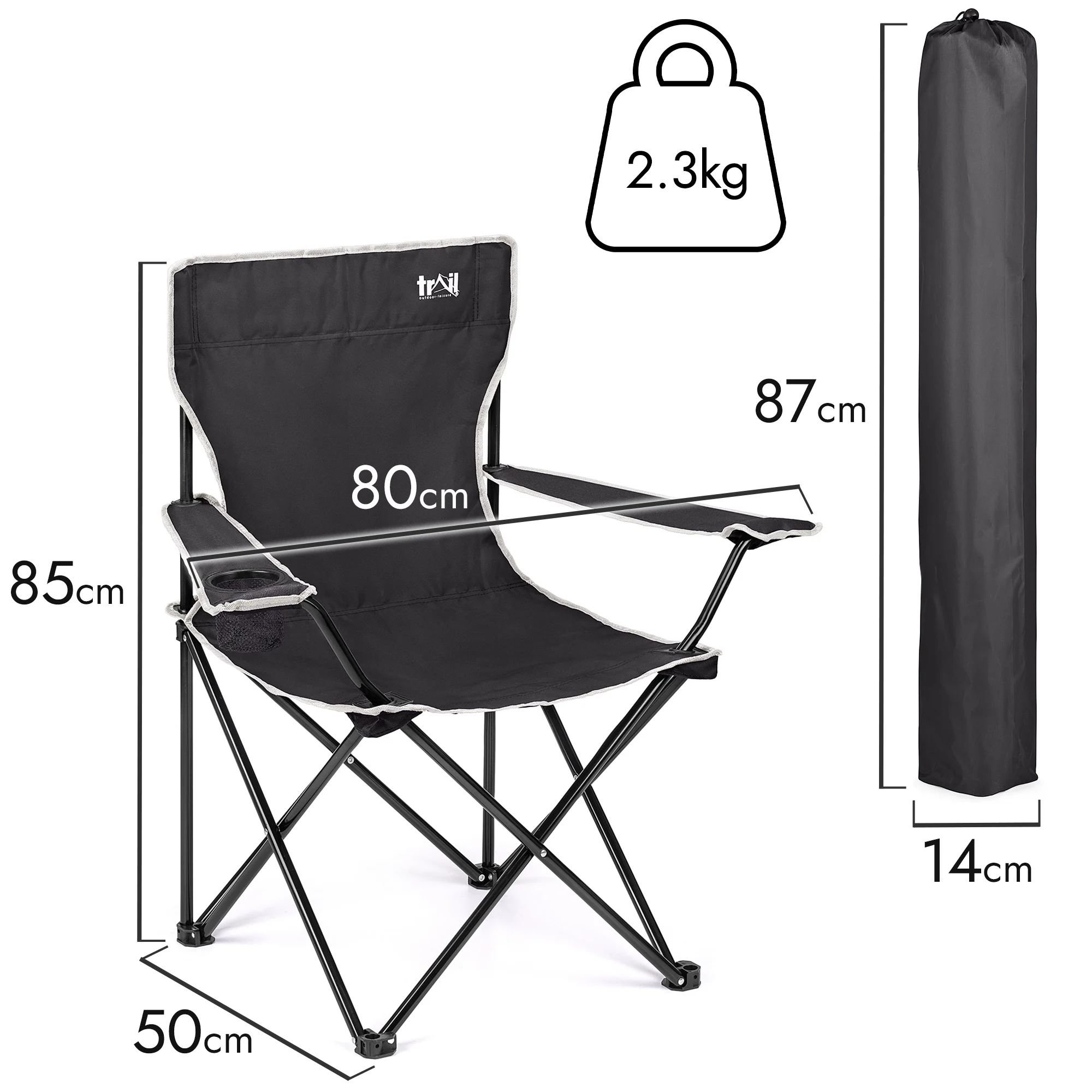 Compact Folding Camping Chair - Image 42