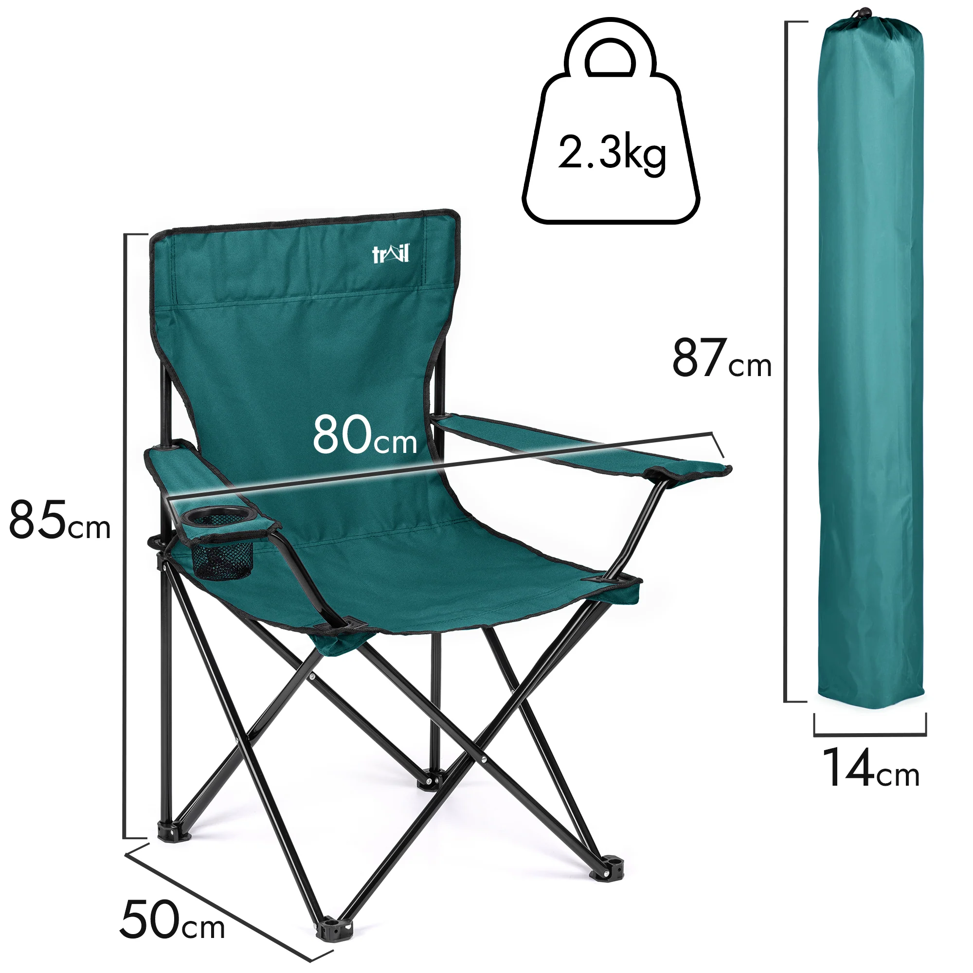 Compact Folding Camping Chair - Image 48