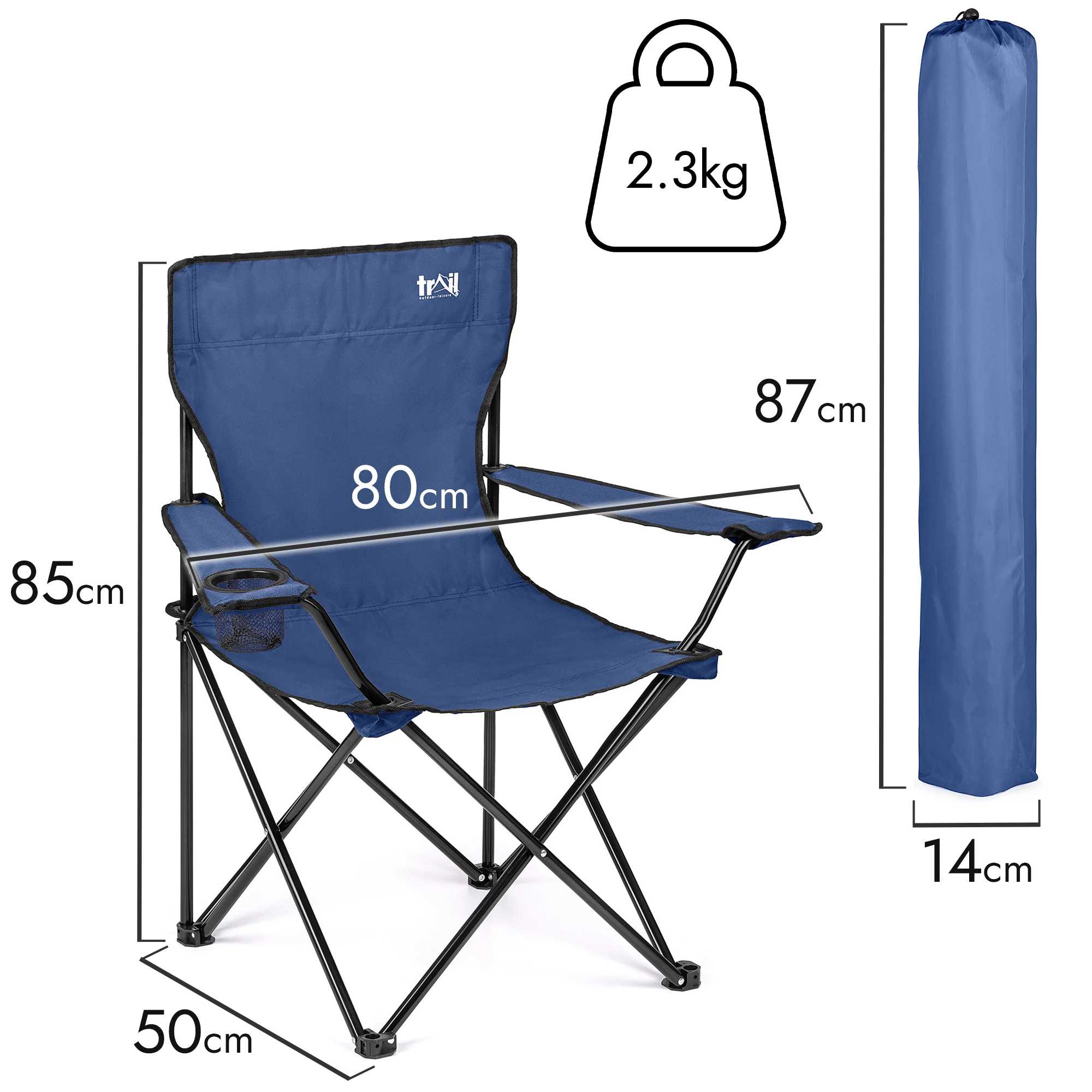 Compact Folding Camping Chair - Image 6