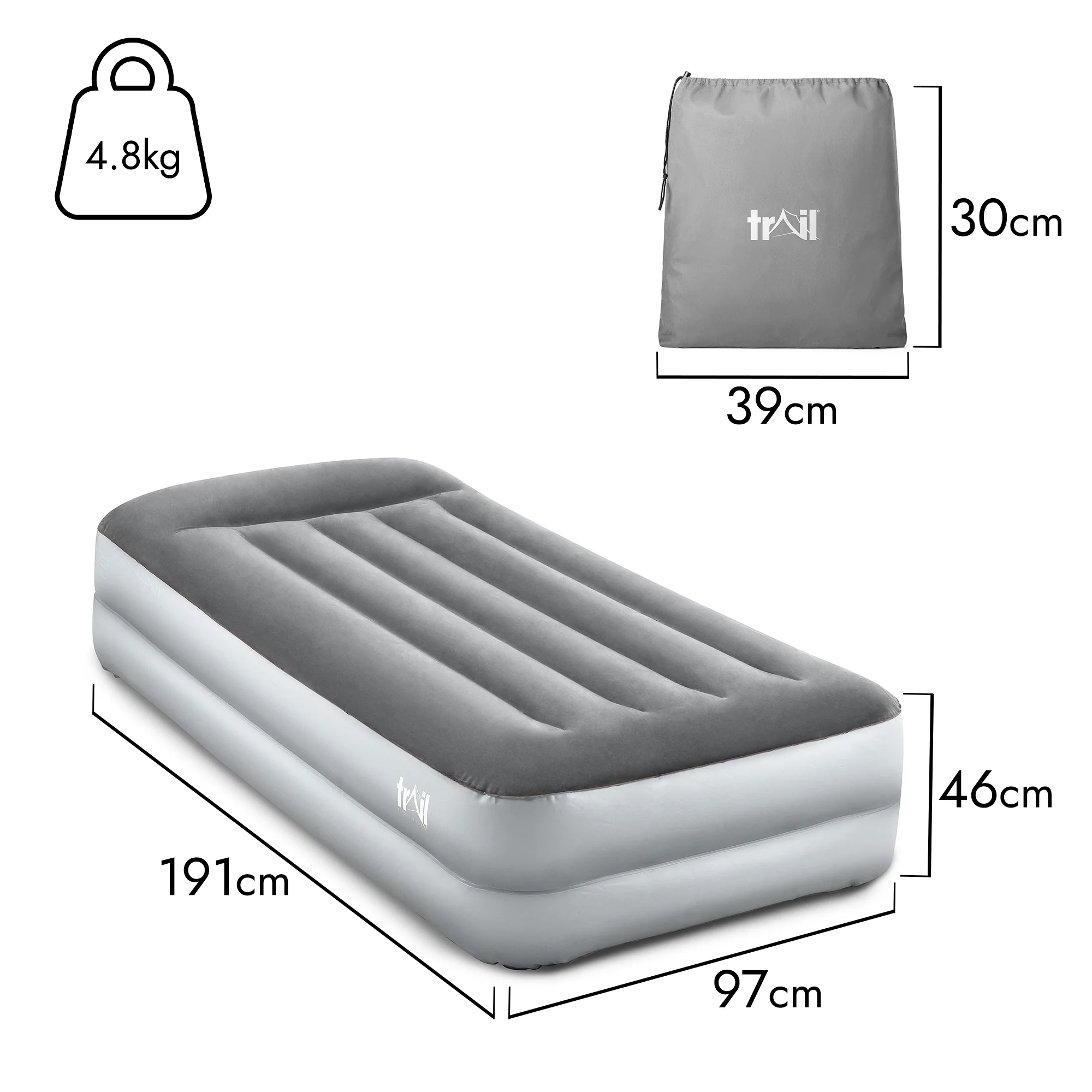 Deluxe XL Airbed With Built In Pump - Image 12