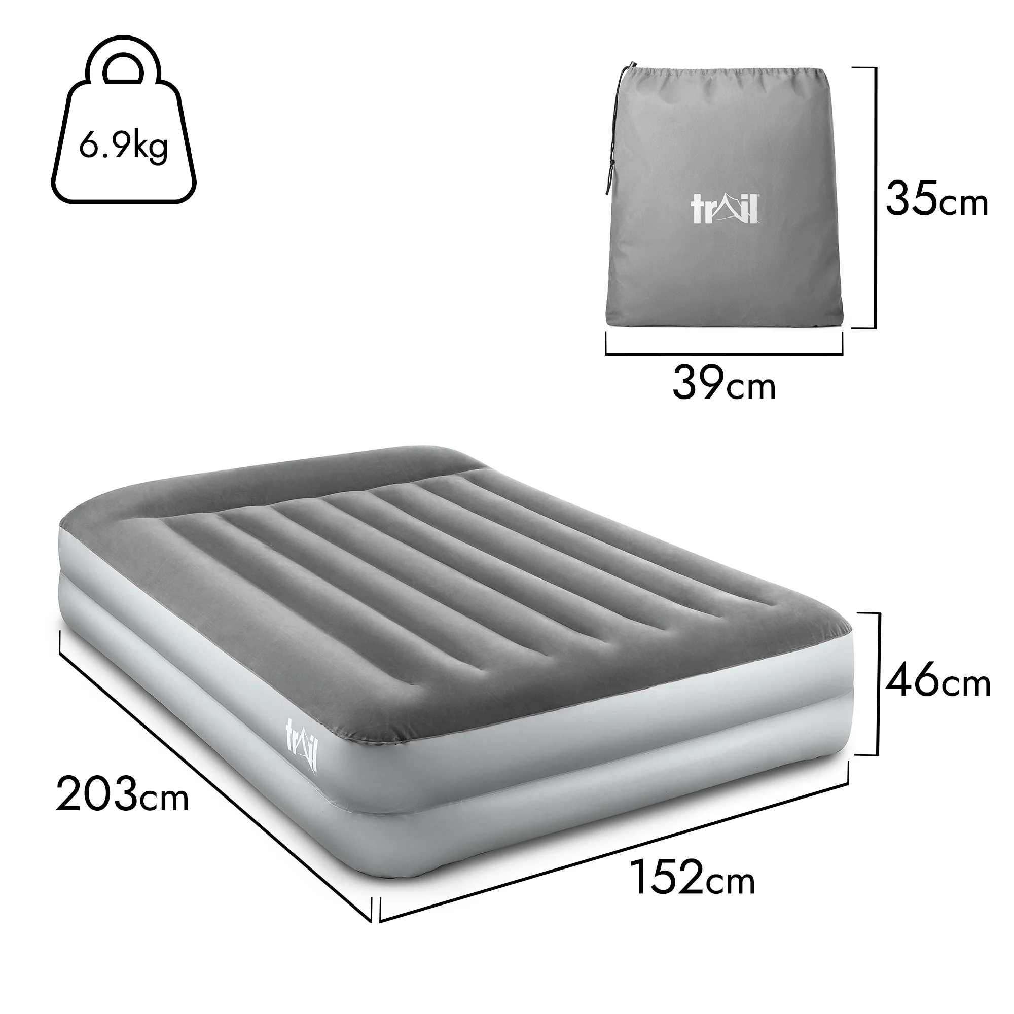 Deluxe XL Airbed With Built In Pump - Image 7