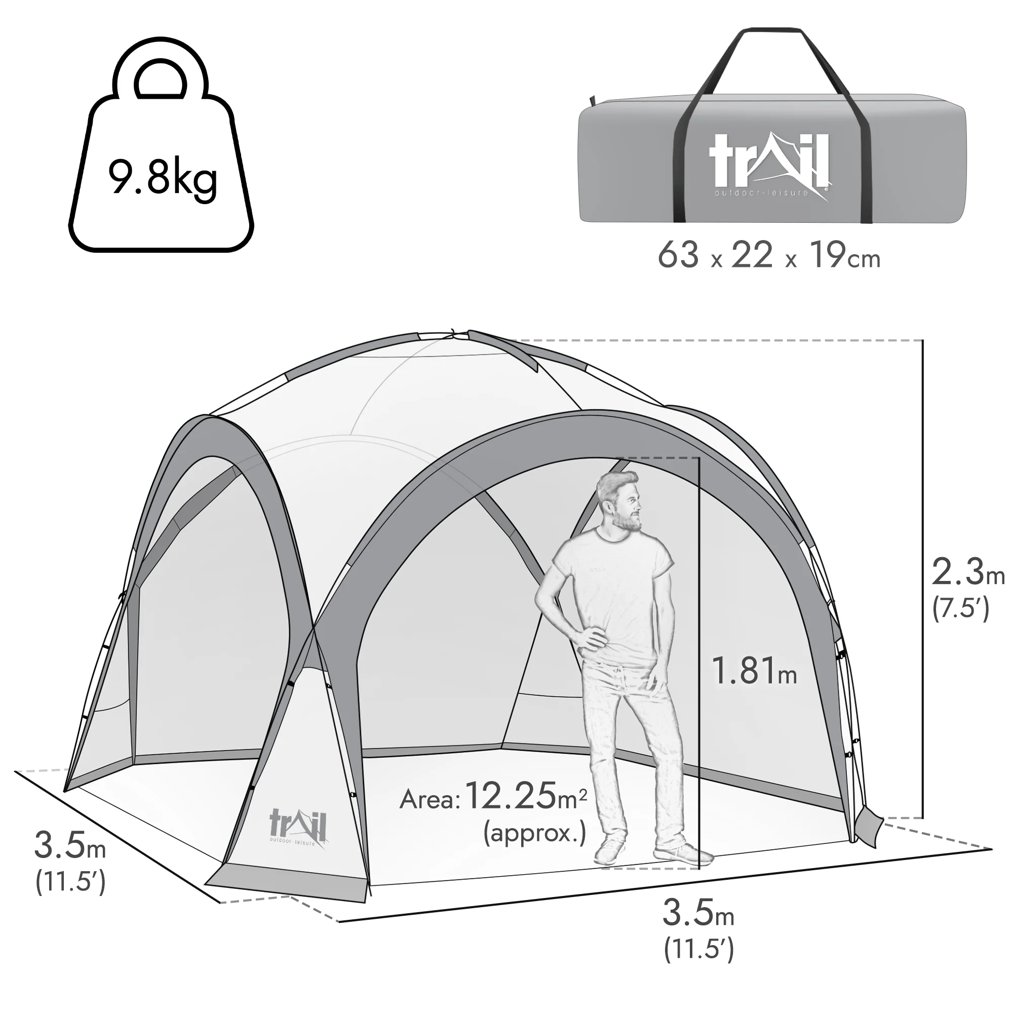 Dome Shelter with Sides - Image 12