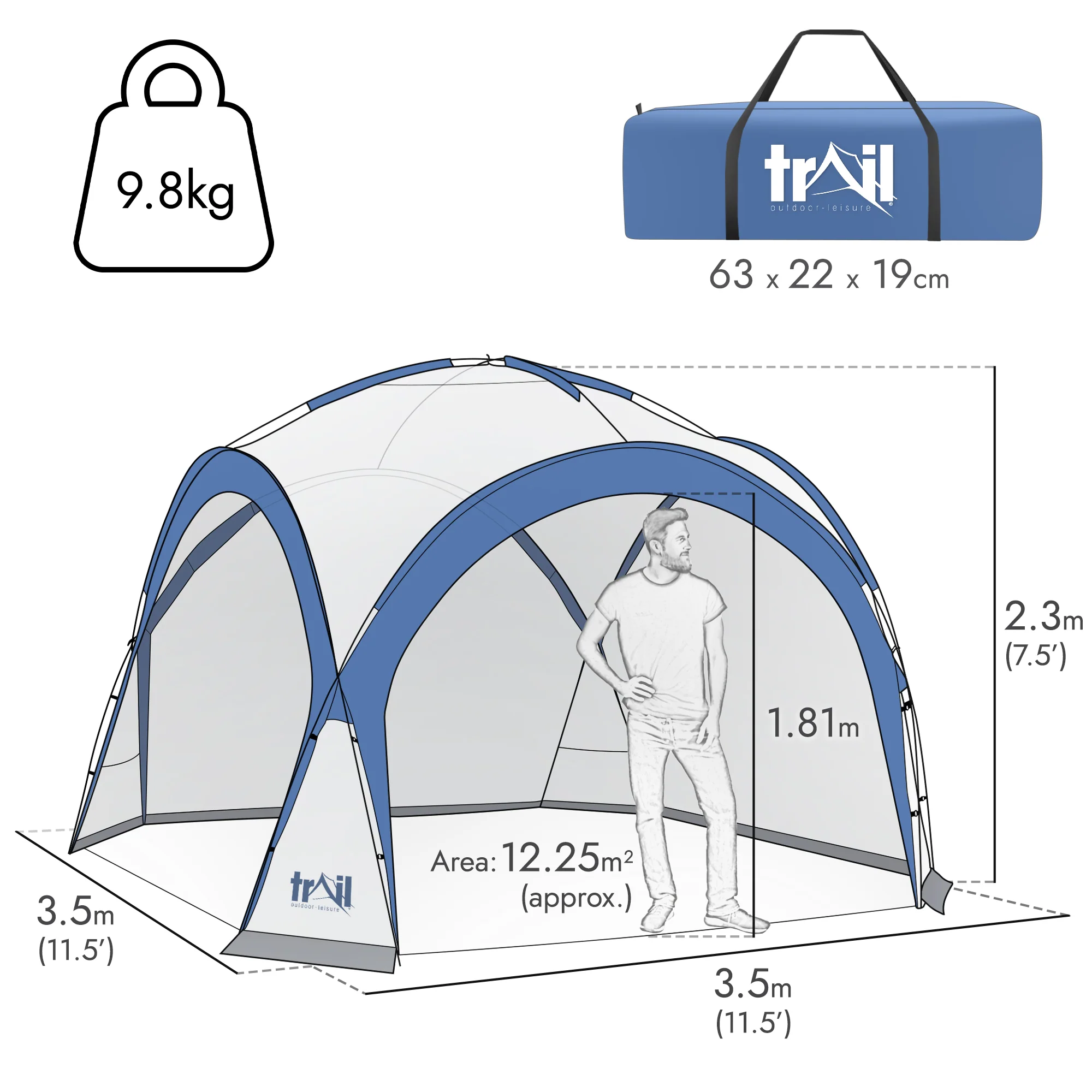 Dome Shelter with Sides - Image 6