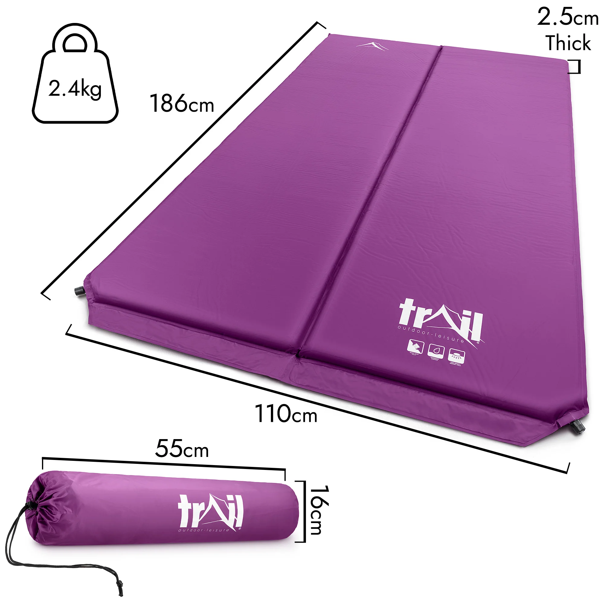 Self-Inflating Camping Mat – Double - Image 22