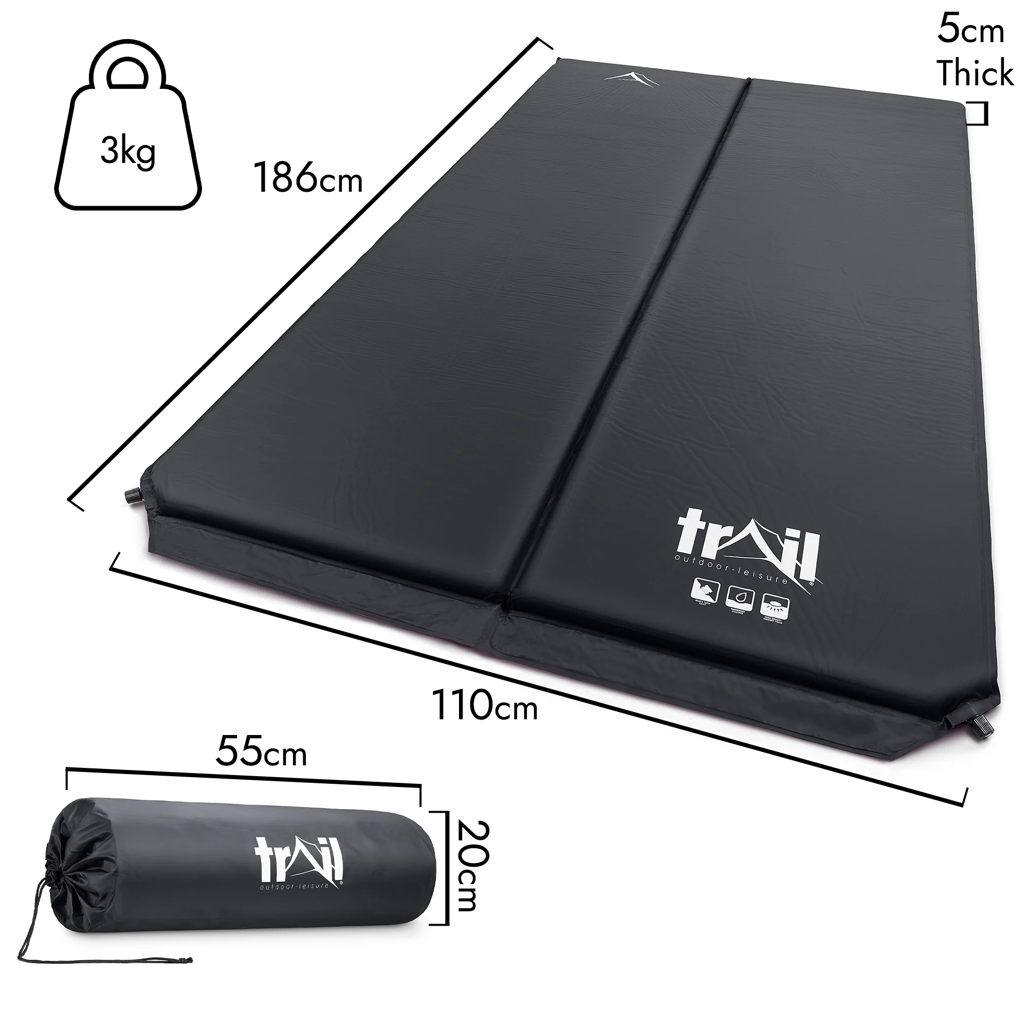 Self-Inflating Camping Mat – Double - Image 26