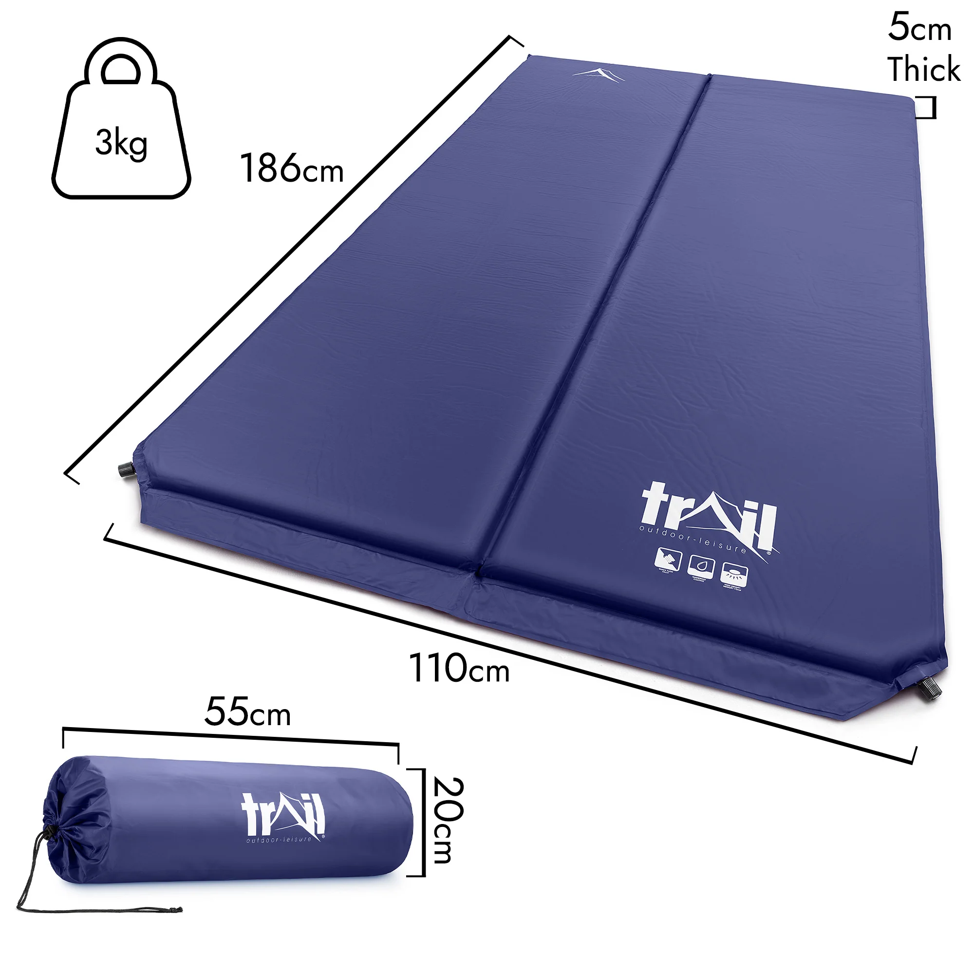 Self-Inflating Camping Mat – Double - Image 27