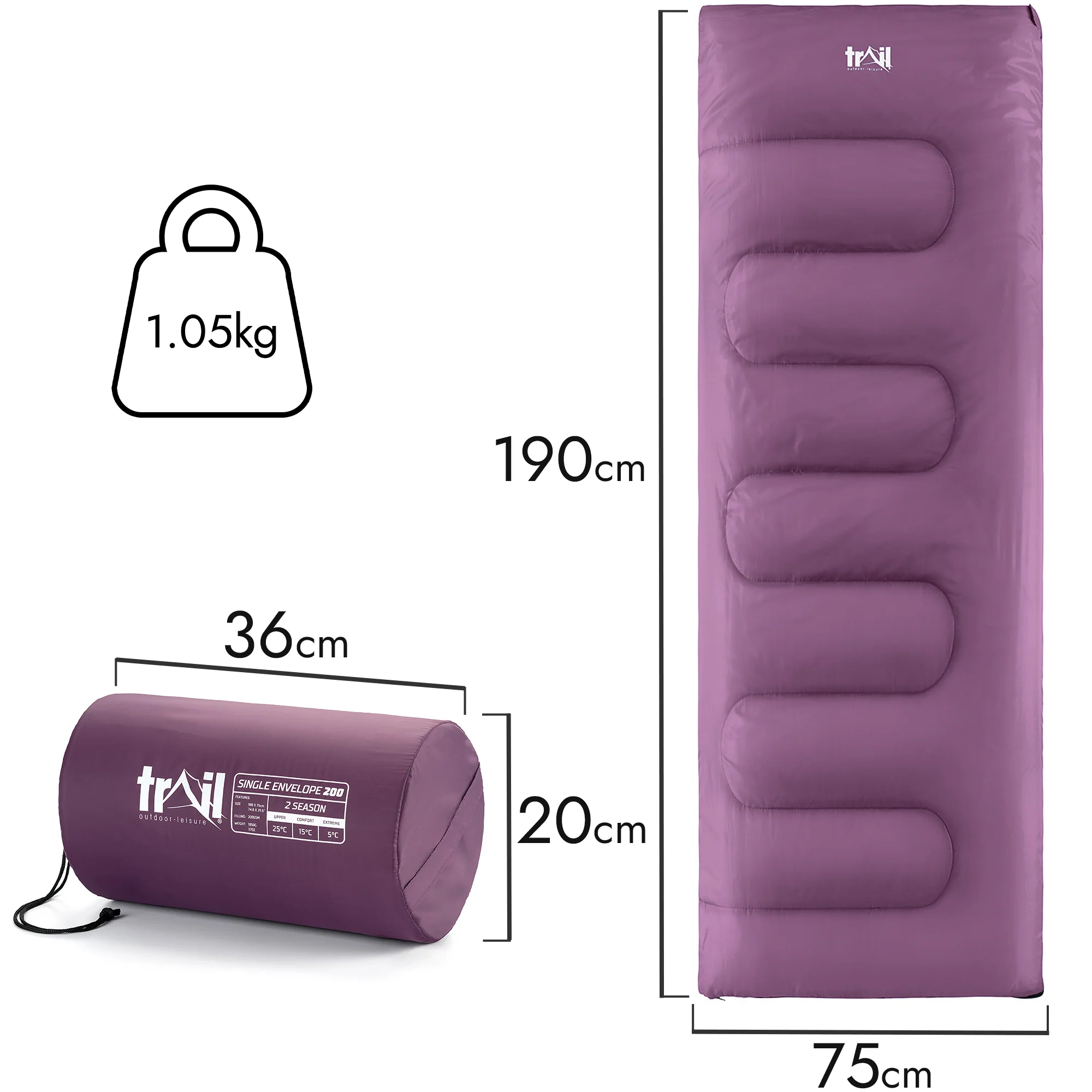 Envelope Sleeping Bag – 200gsm - Image 12