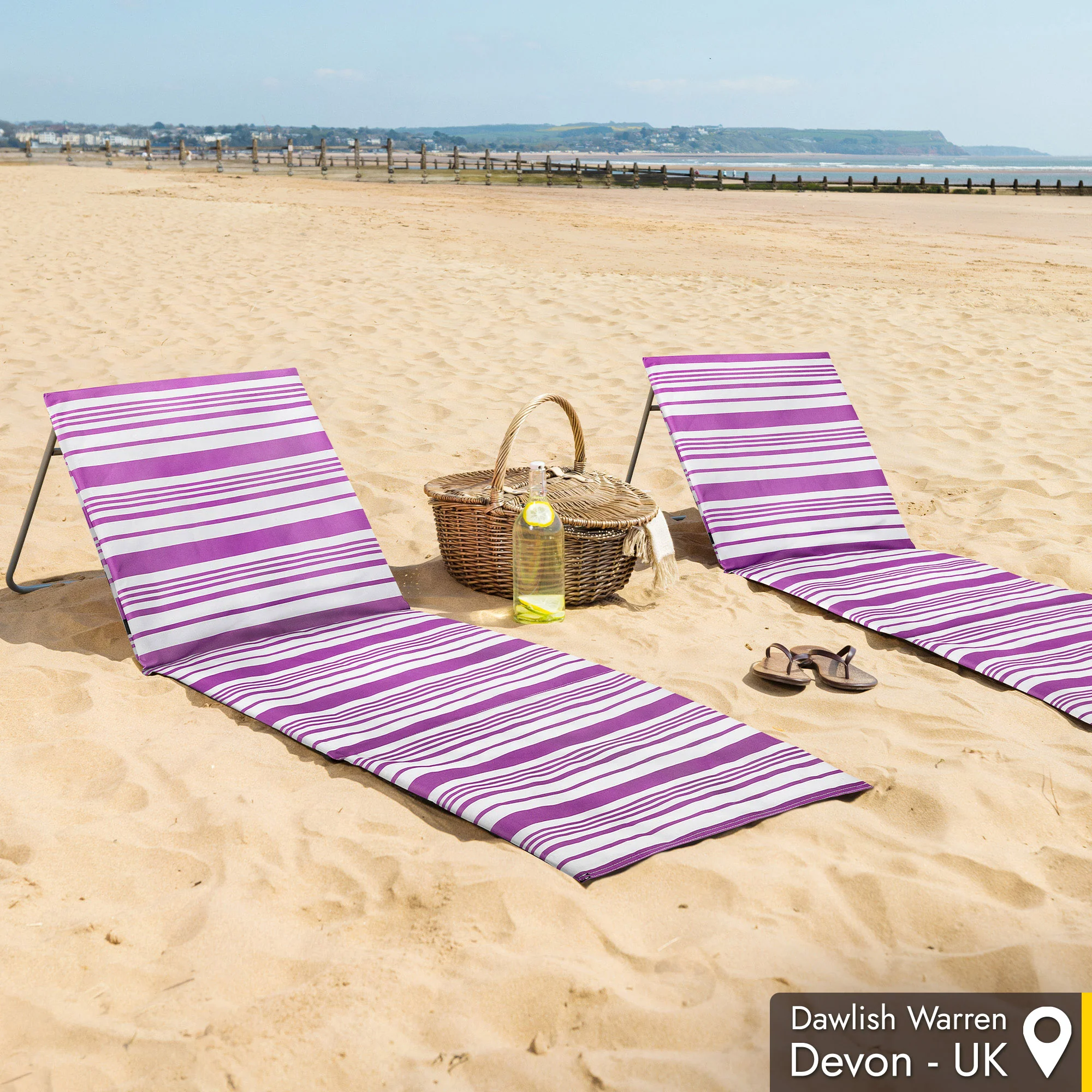 Folding Beach Mat with Backrest - Image 14