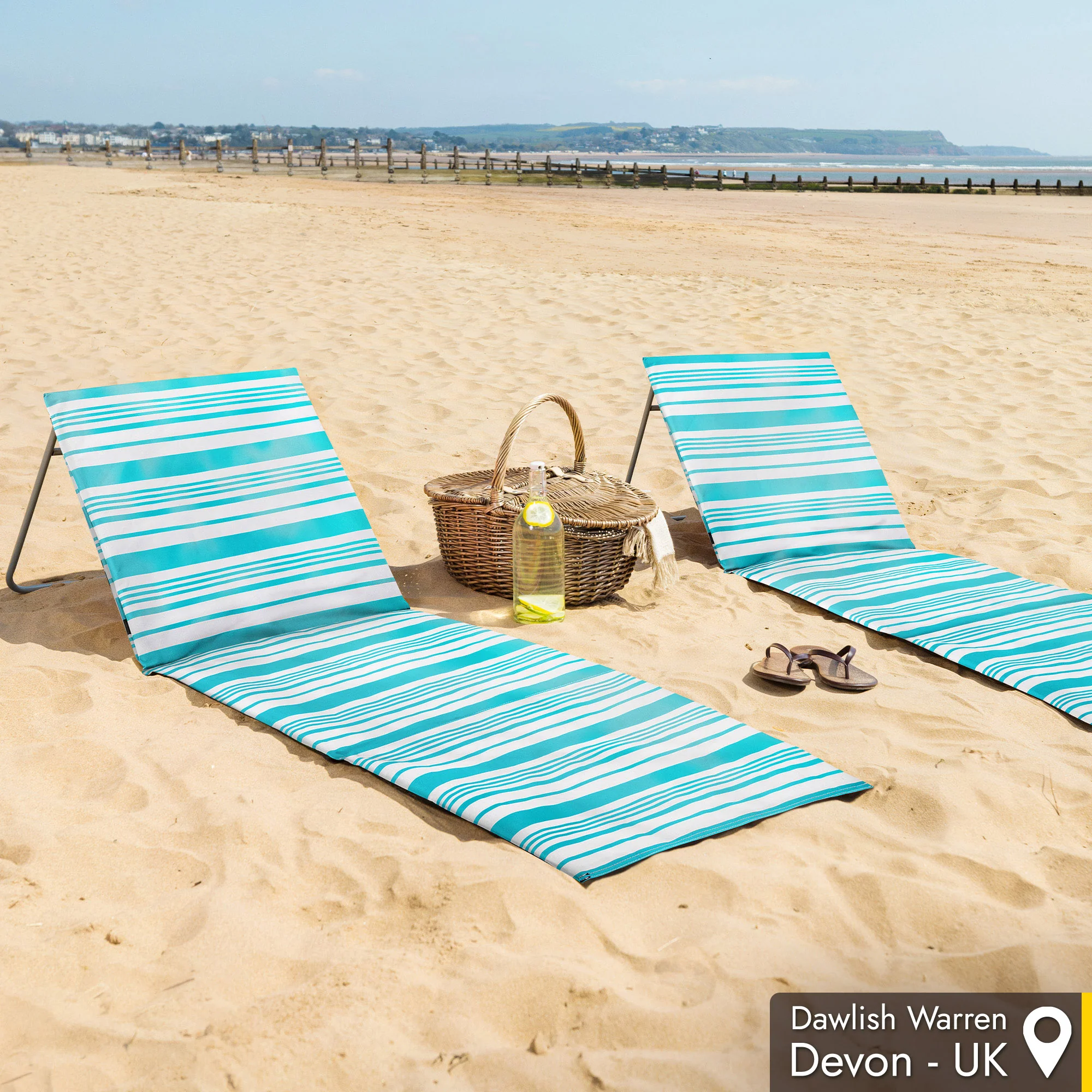 Folding Beach Mat with Backrest - Image 8