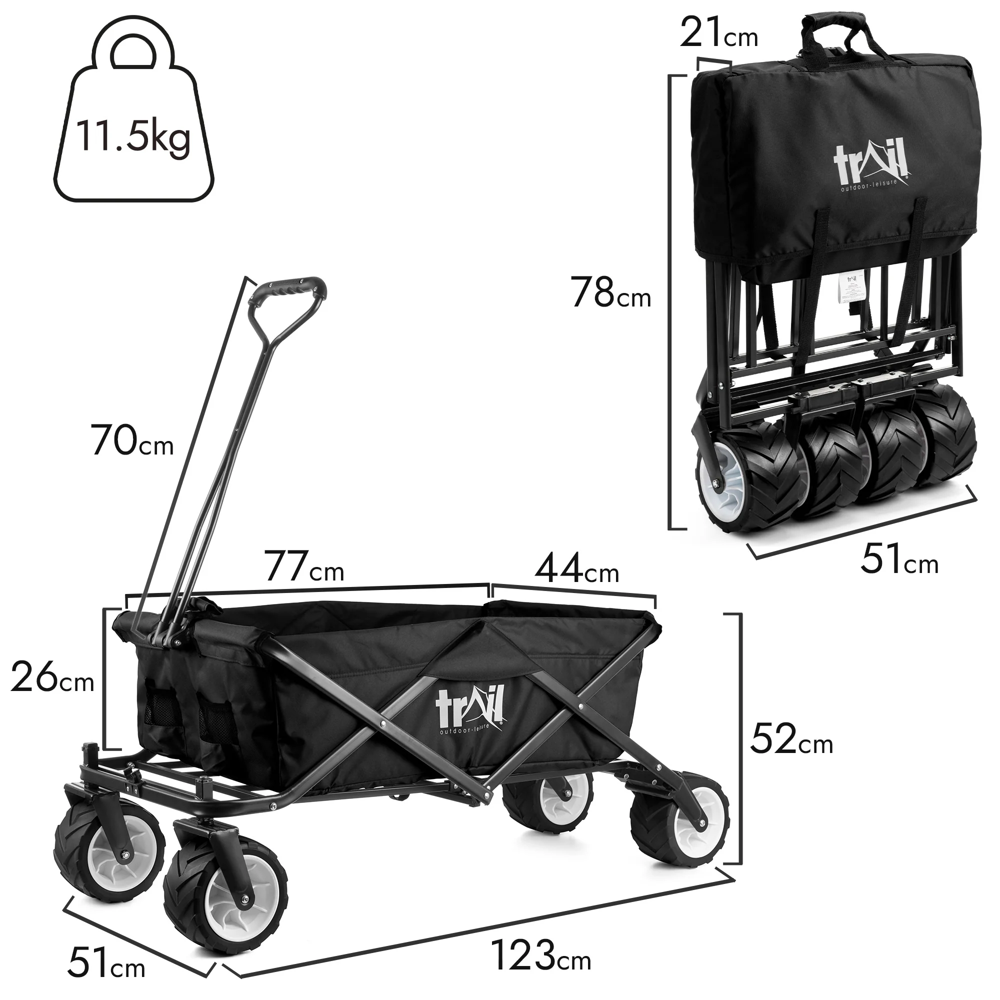 Folding Beach Trolley - Image 12
