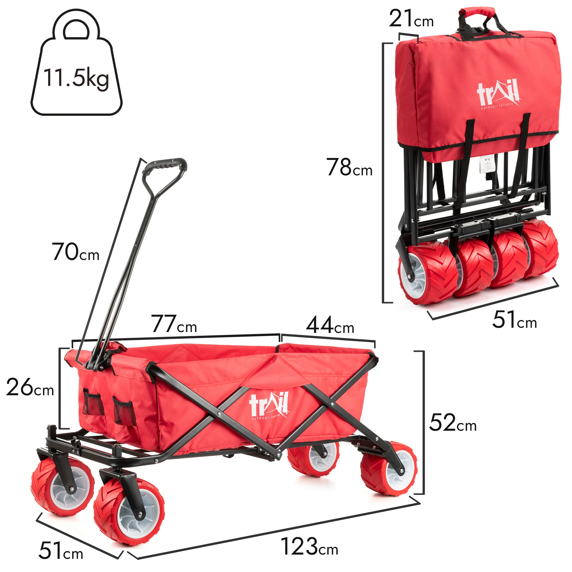 Folding Beach Trolley - Image 18