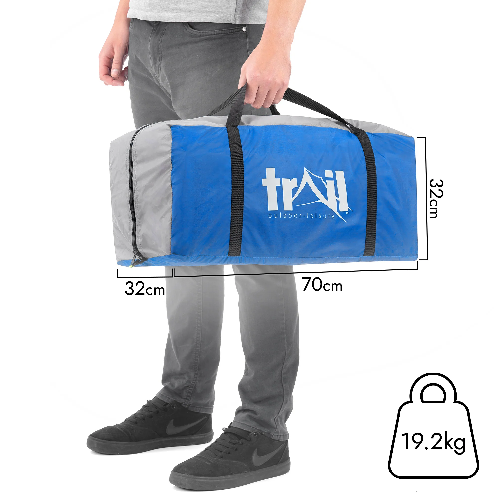 Hexton XL 6 Man 3 Room Tent – Waterproof 5000mm - Image 7