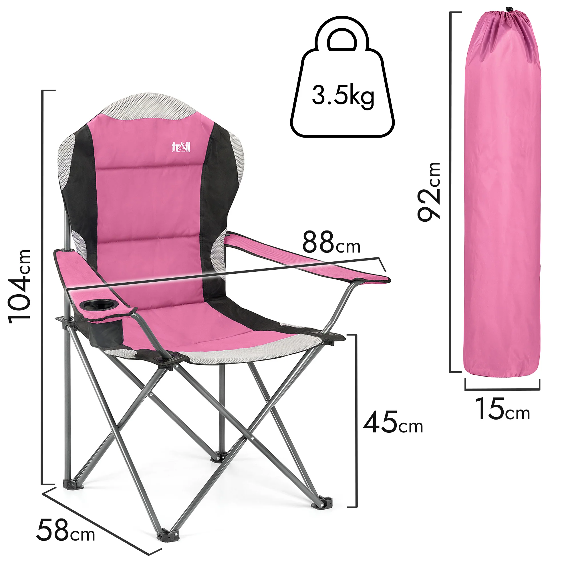 Kestrel High Back Camping Chair - Image 18