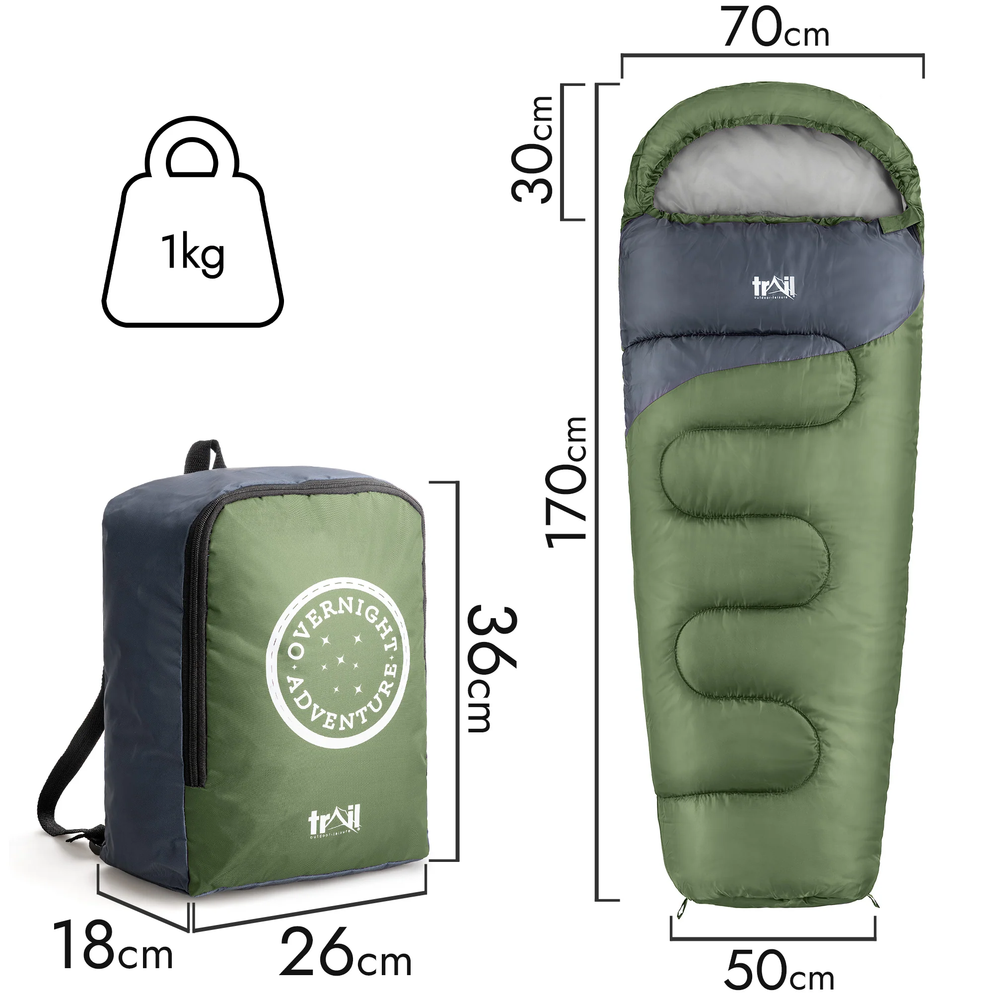 Kids Mummy Sleeping Bag – 300gsm - Image 12