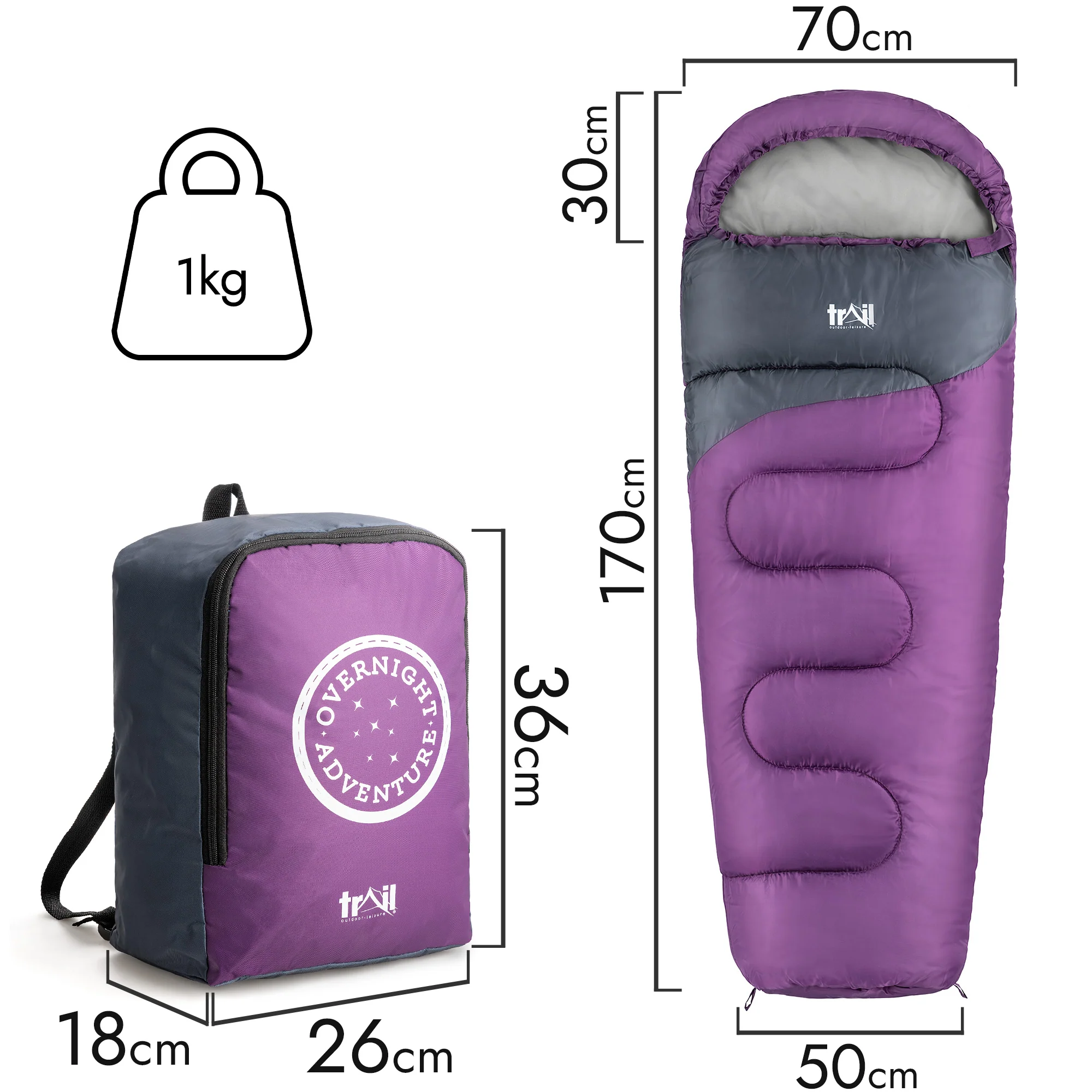 Kids Mummy Sleeping Bag – 300gsm - Image 18