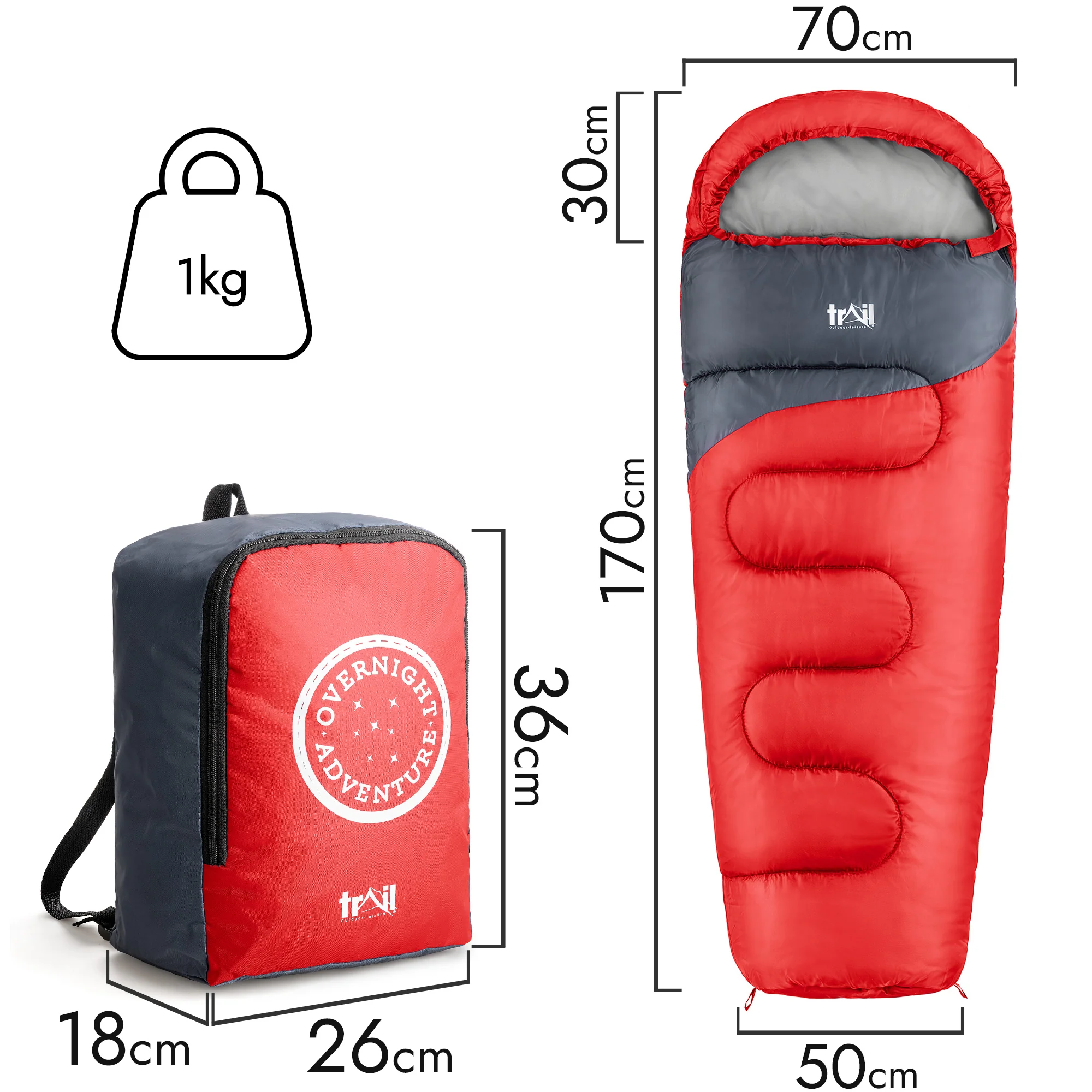 Kids Mummy Sleeping Bag – 300gsm - Image 24
