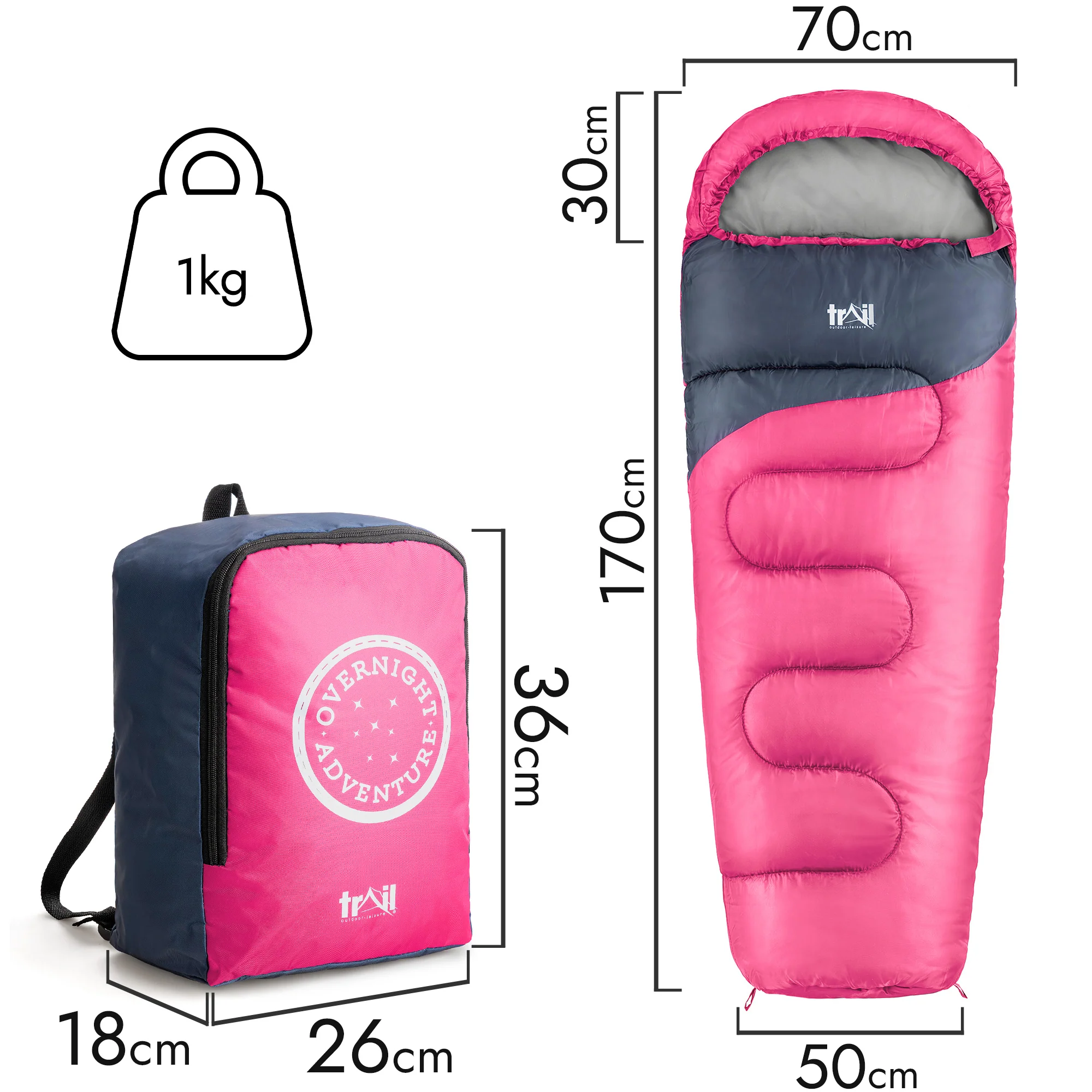 Kids Mummy Sleeping Bag – 300gsm - Image 30