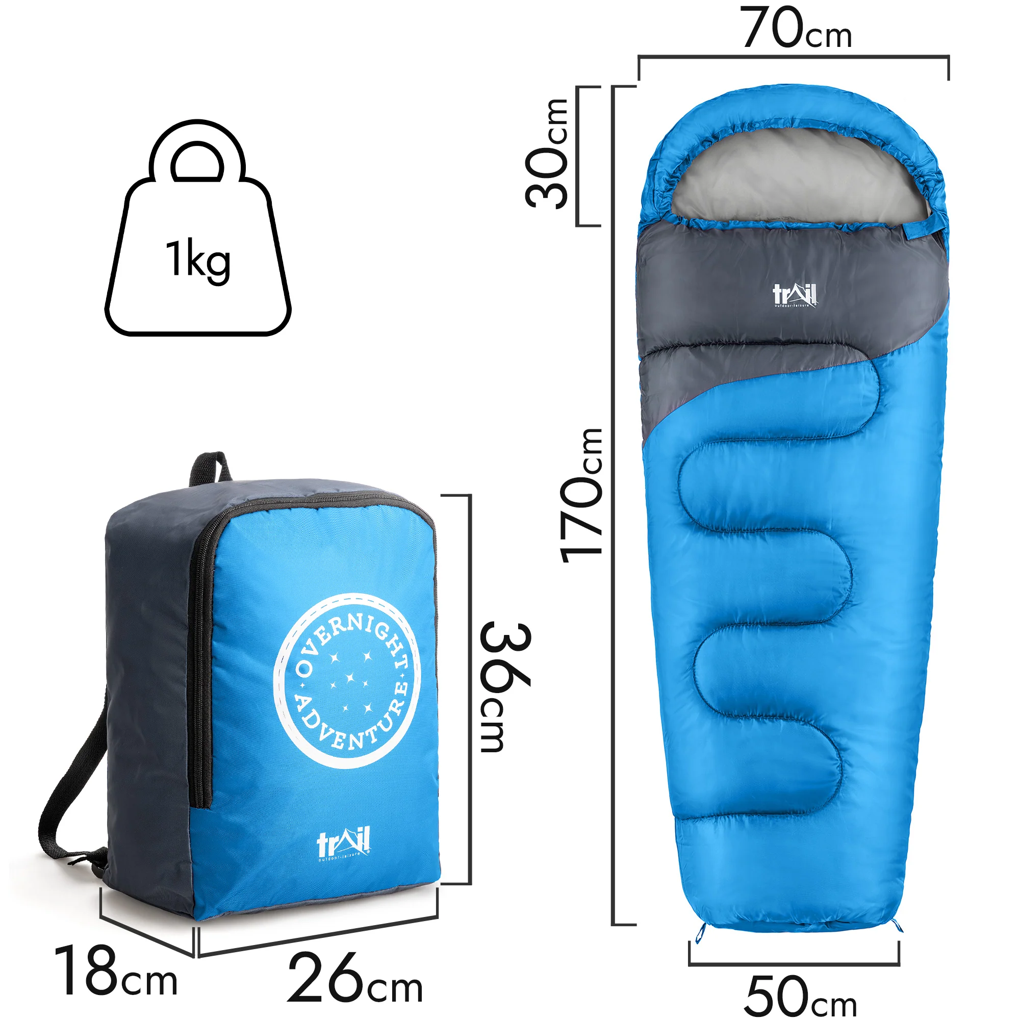 Kids Mummy Sleeping Bag – 300gsm - Image 6