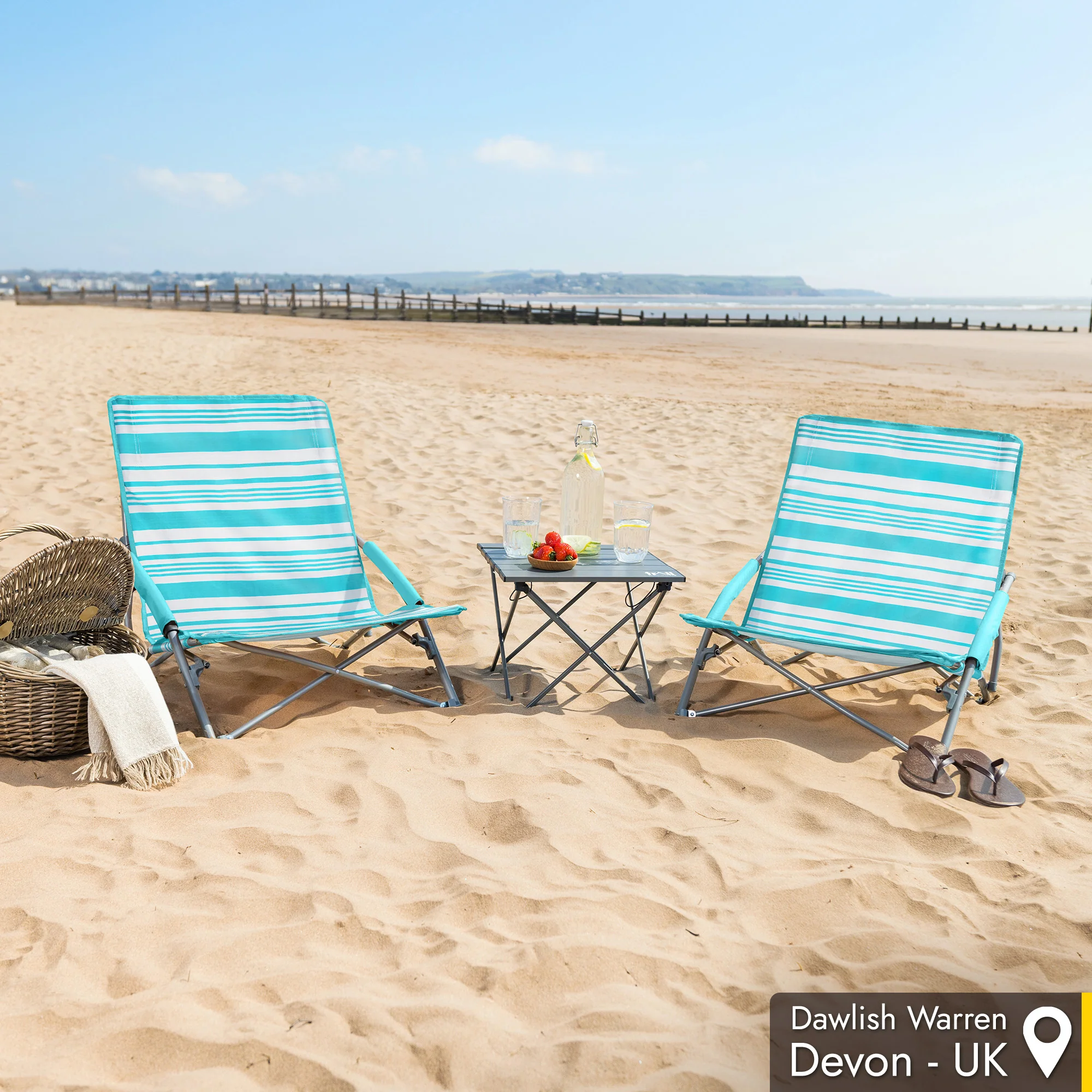 Sisken Low Folding Beach Chair - Image 14