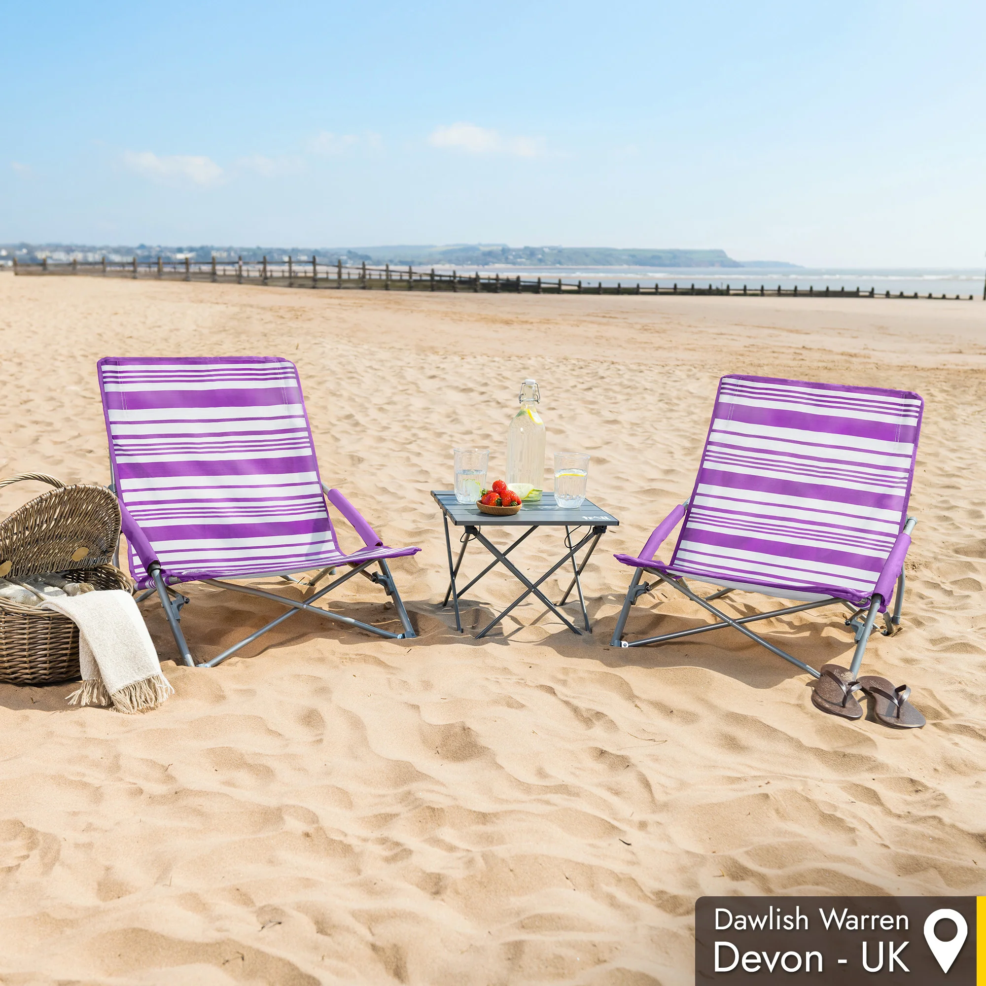 Sisken Low Folding Beach Chair - Image 20