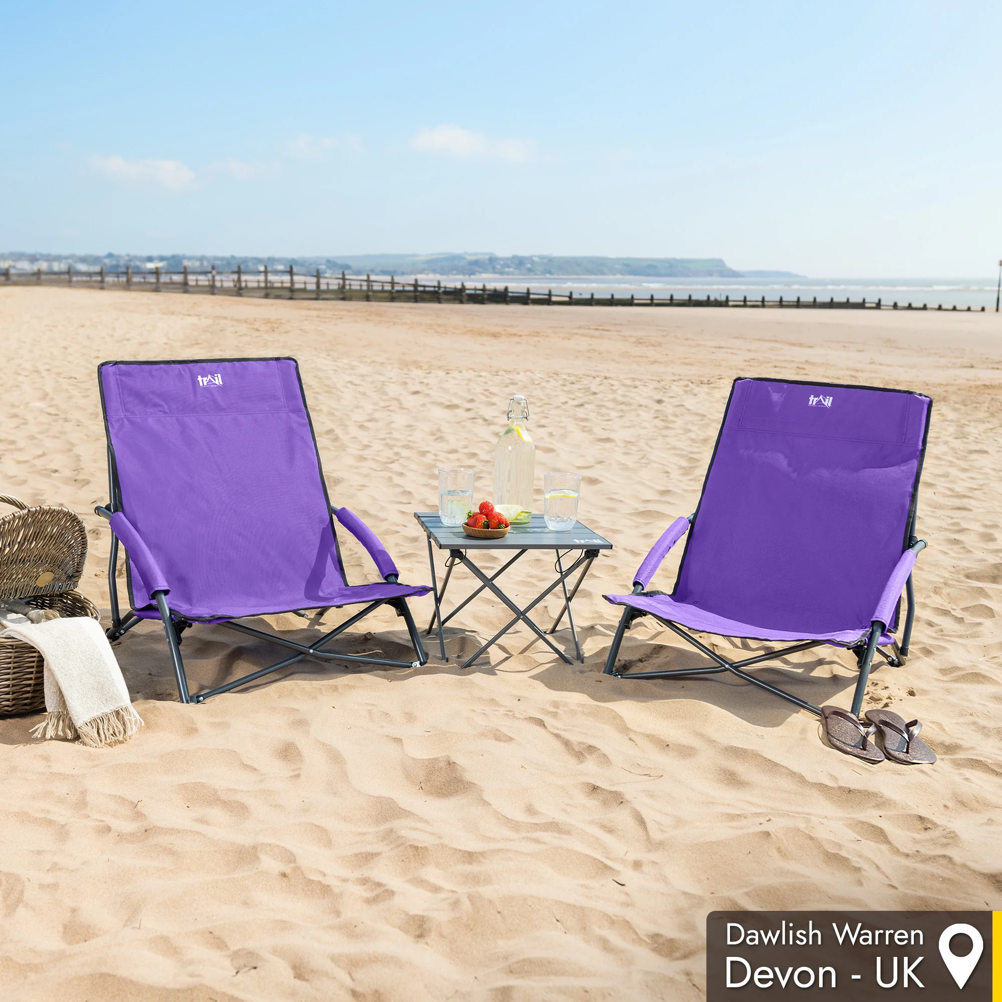 Sisken Low Folding Beach Chair - Image 26
