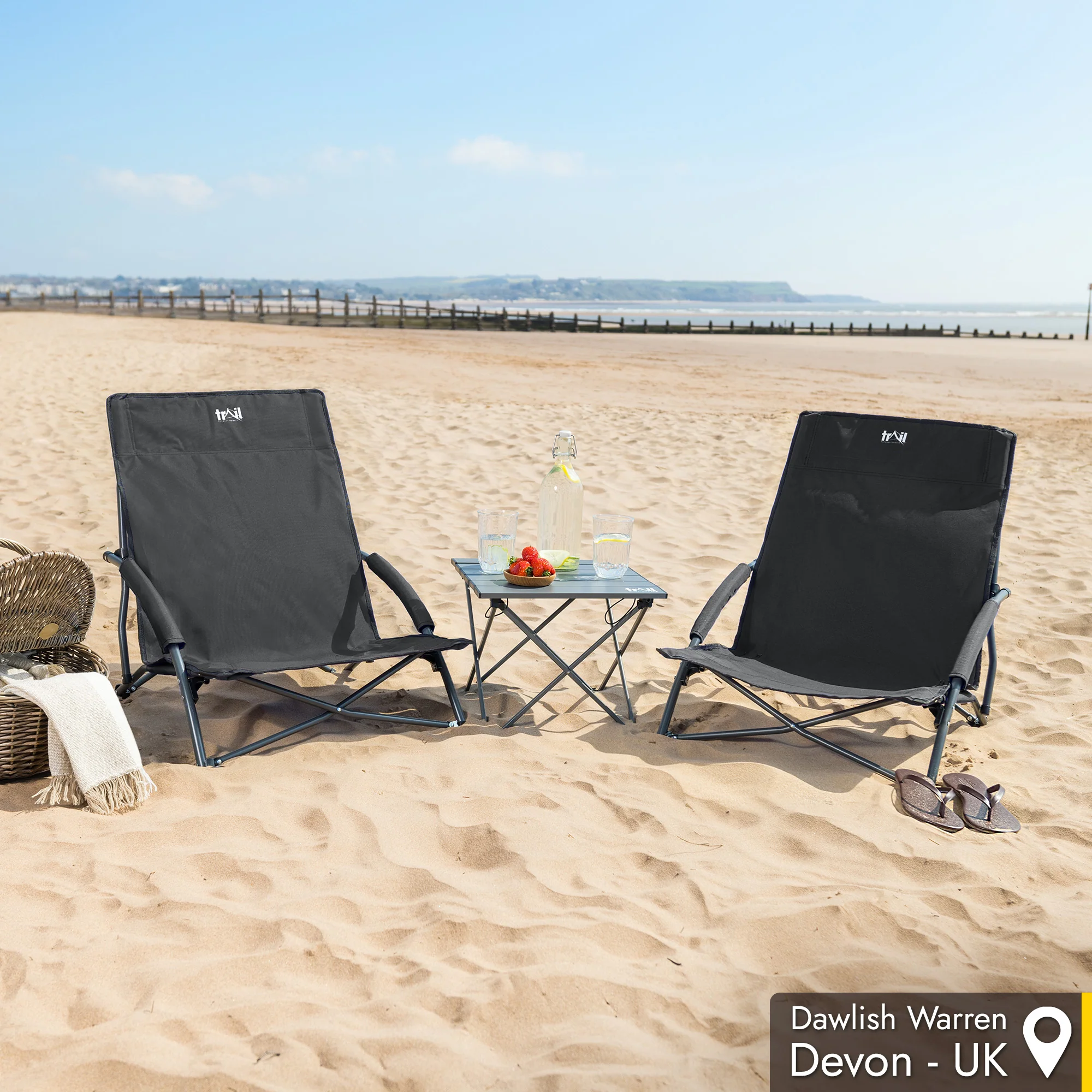 Sisken Low Folding Beach Chair - Image 32