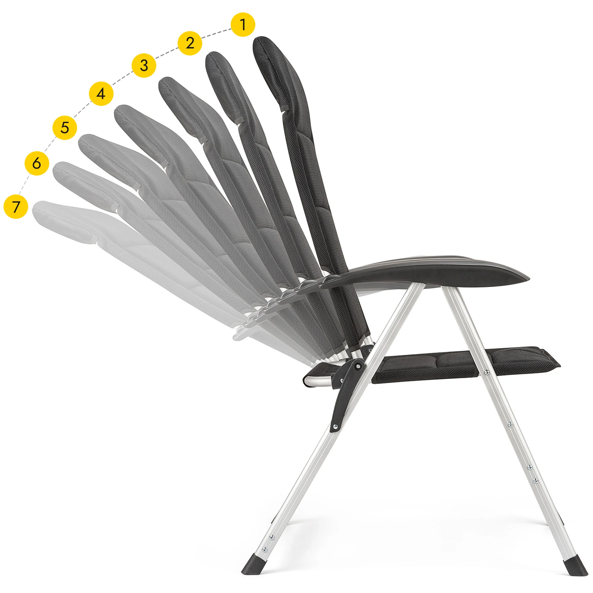 Mesh Reclining Camping Chair - Image 13