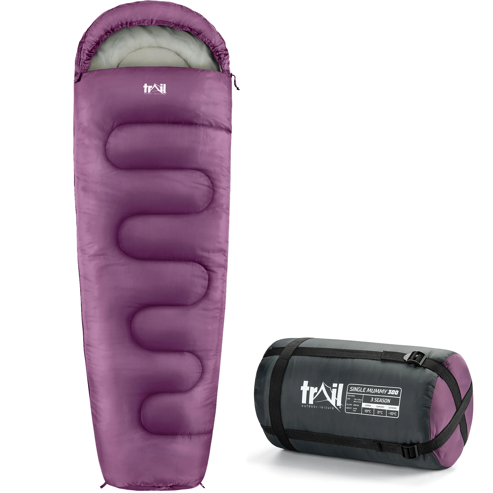 Mummy Sleeping Bag – 300gsm - Image 13