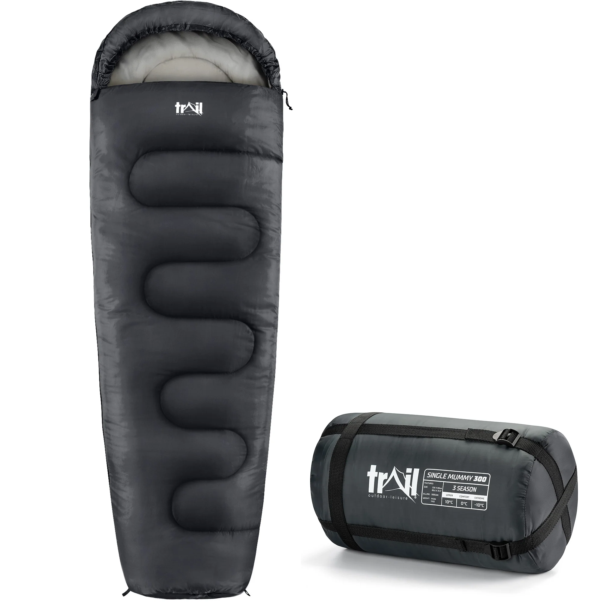 Mummy Sleeping Bag – 300gsm - Image 7