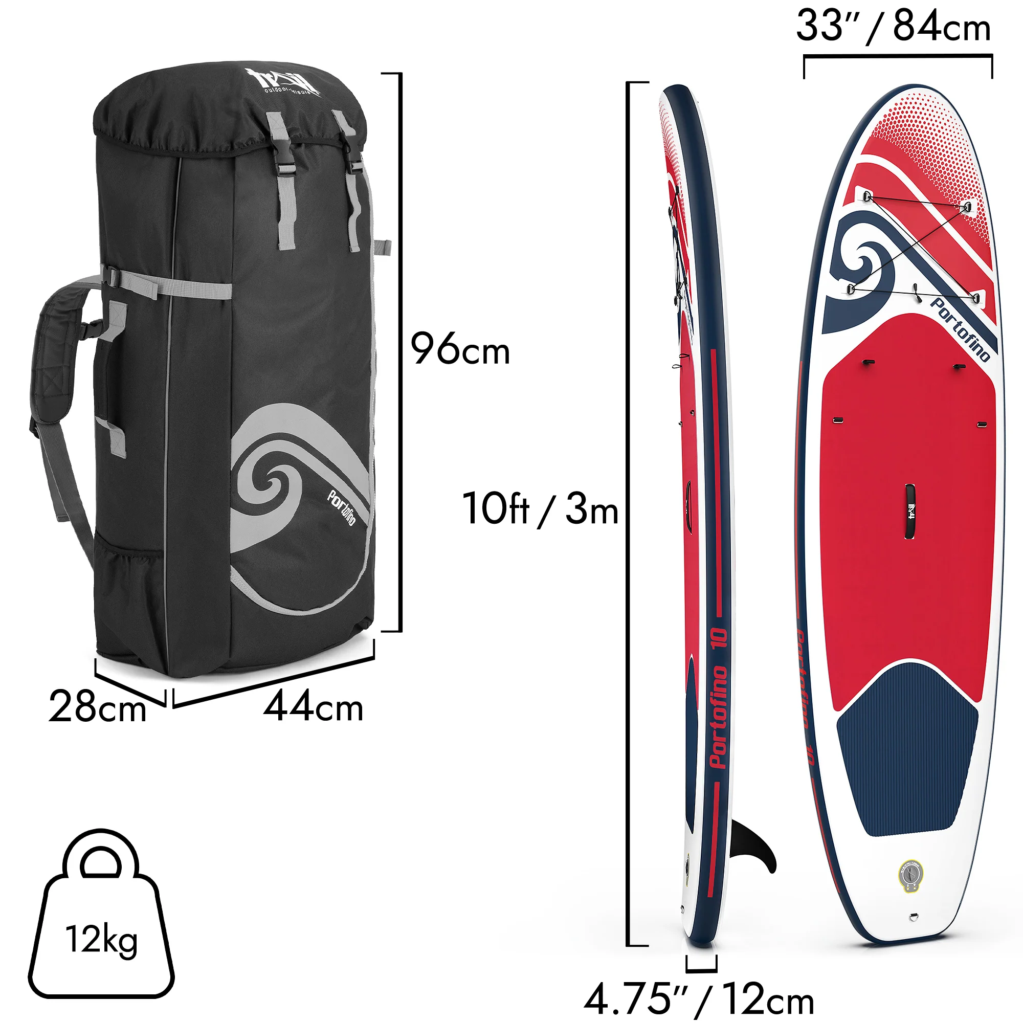 Portofino Paddle Board 10ft - Image 11