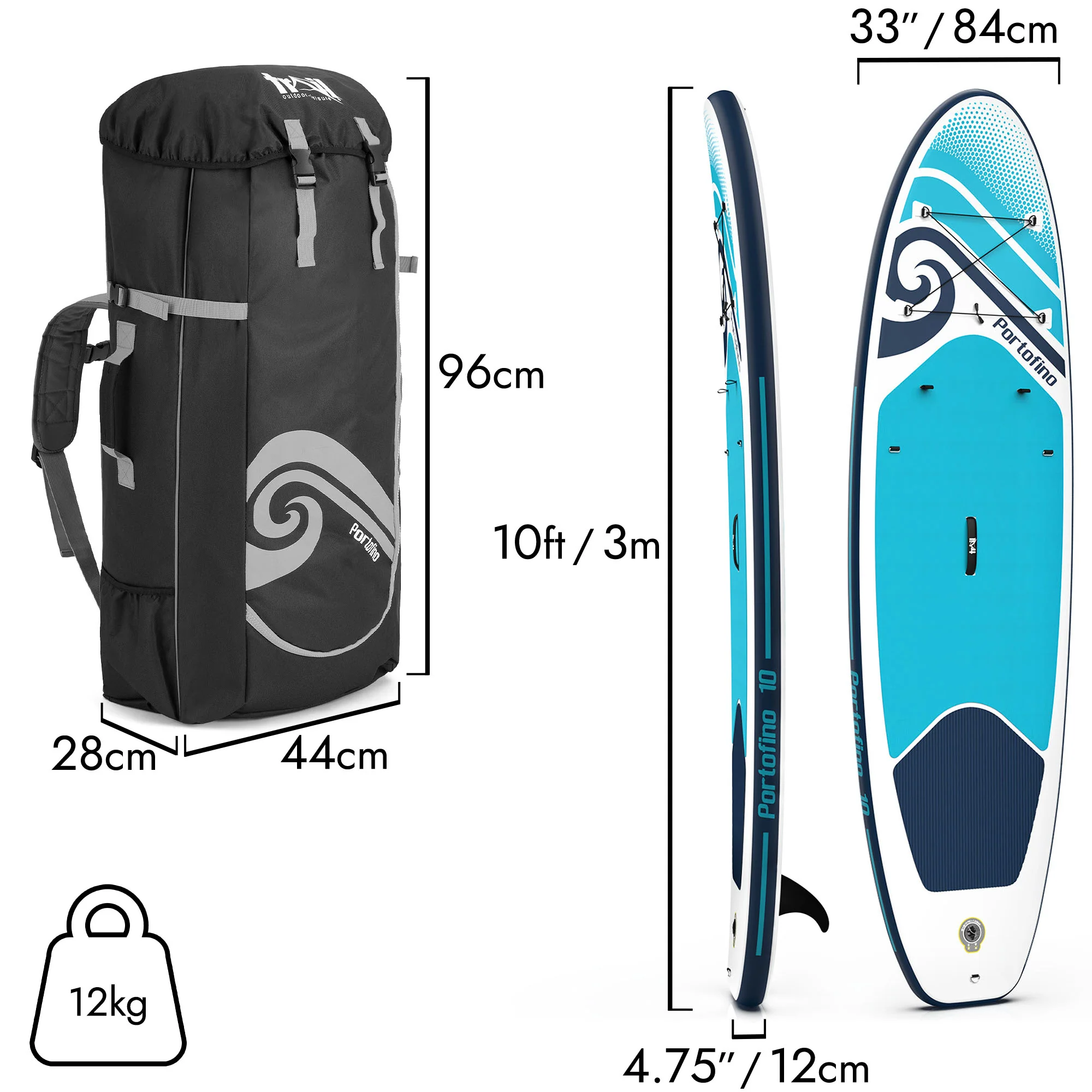 Portofino Paddle Board 10ft - Image 12