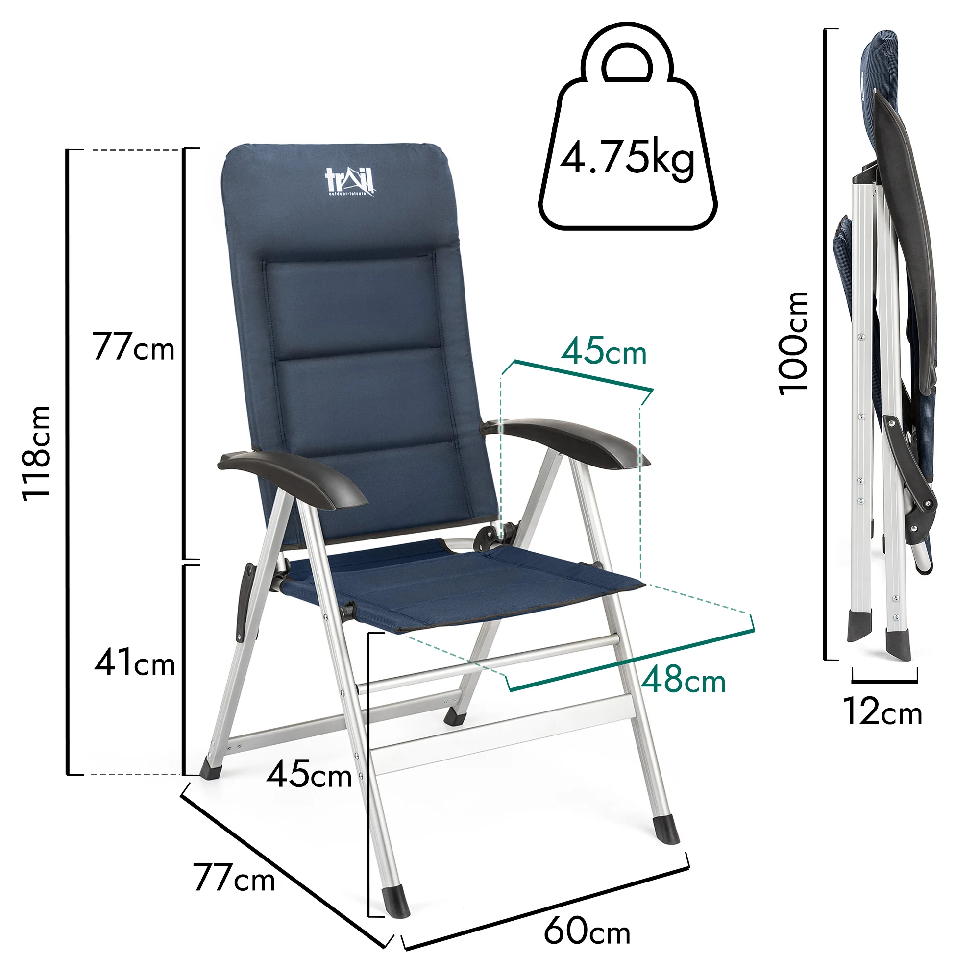 Recliner Camping Chair - Image 6
