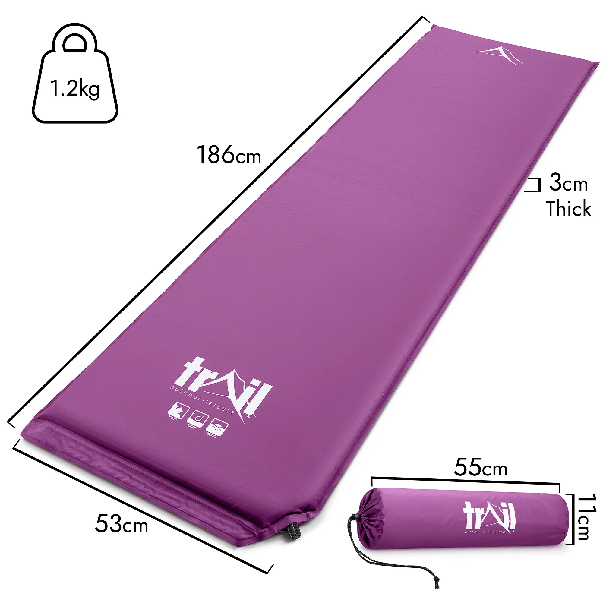 Self-Inflating Camping Mat – Single - Image 19
