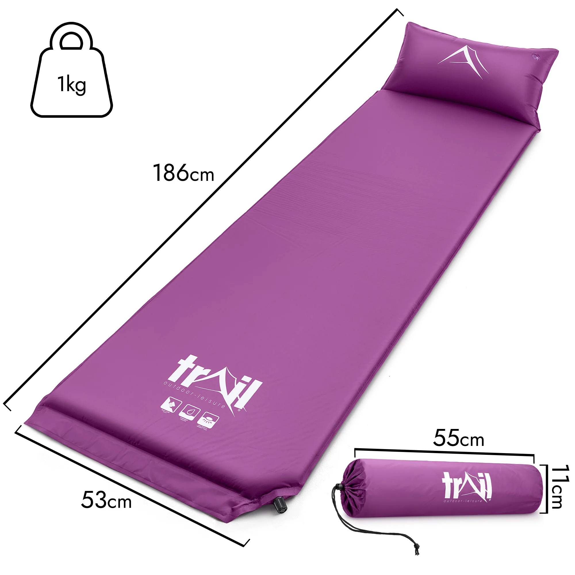 Self-Inflating Mat with Pillow - Image 13