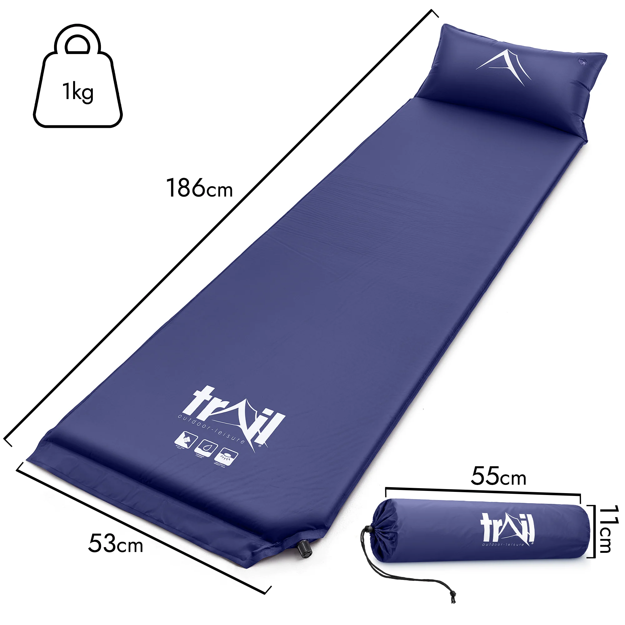 Self-Inflating Mat with Pillow - Image 7