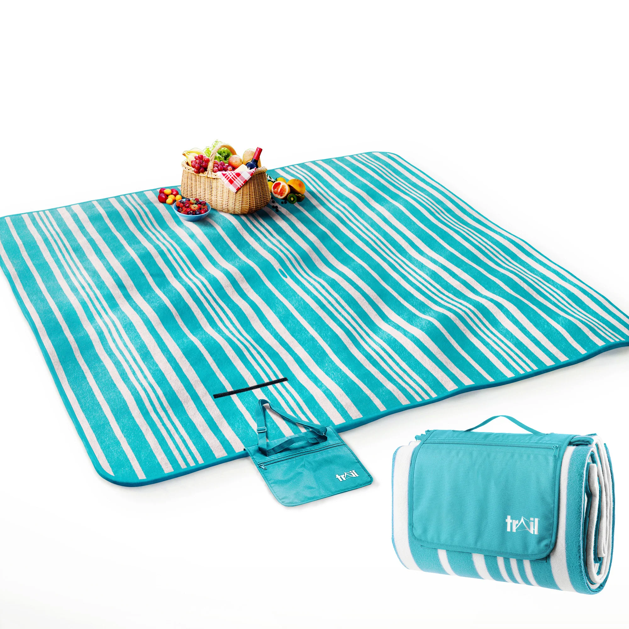 Soft Fleece Waterproof Picnic Rug - Image 5