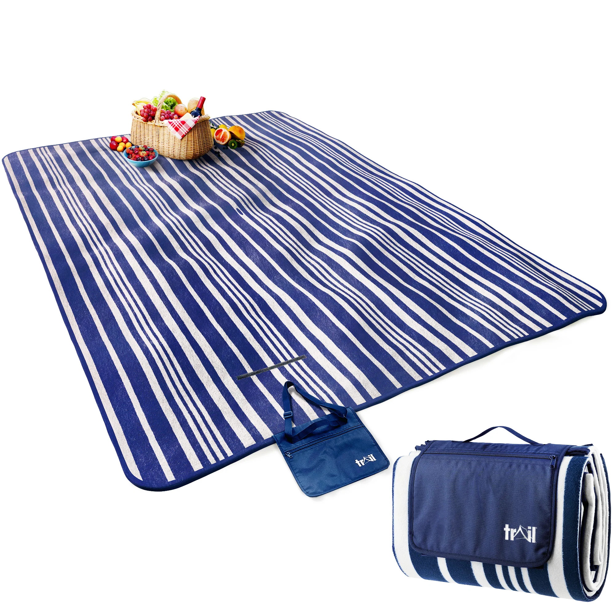 Soft Fleece Waterproof Picnic Rug - Image 7