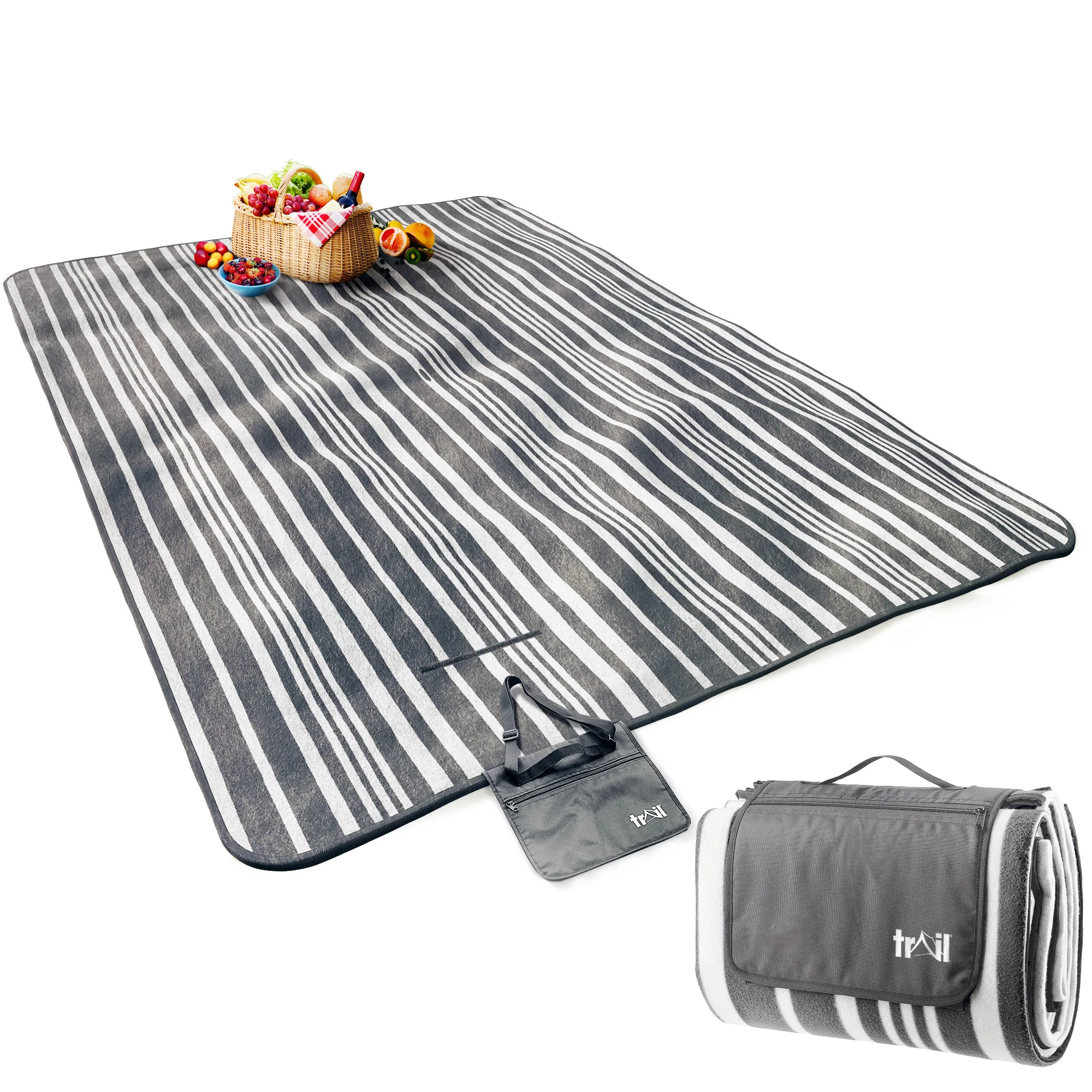 Soft Fleece Waterproof Picnic Rug - Image 9